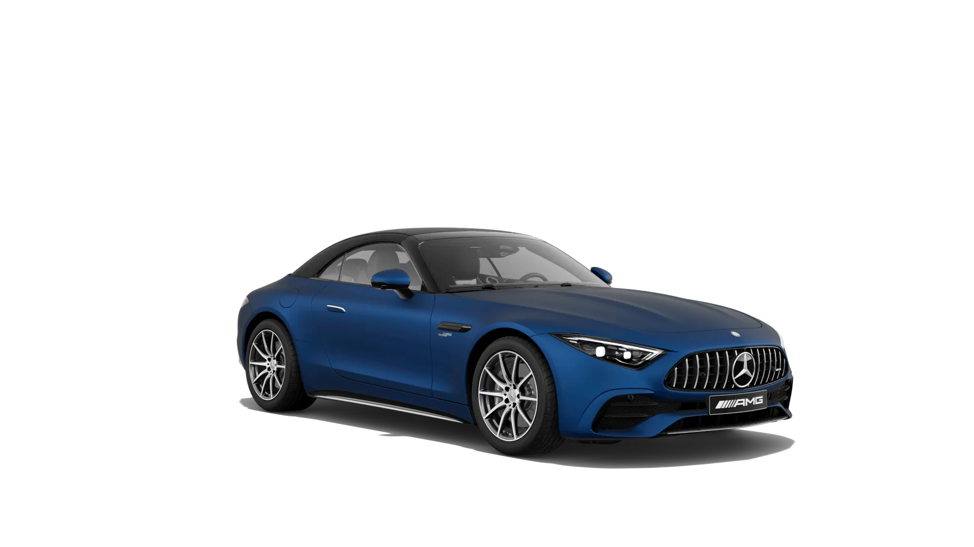 Mercedes-AMG SL Roadster (R232), Sada AMG Aerodynamics, Magno modrá spectral MANUFAKTUR, front