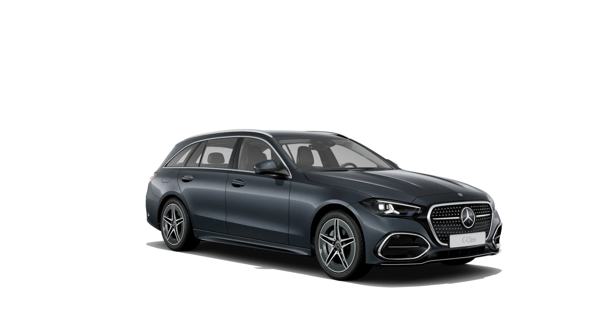 Třída C kombi (S206-fl), Linie AMG, Metalická šedá moody sky, front