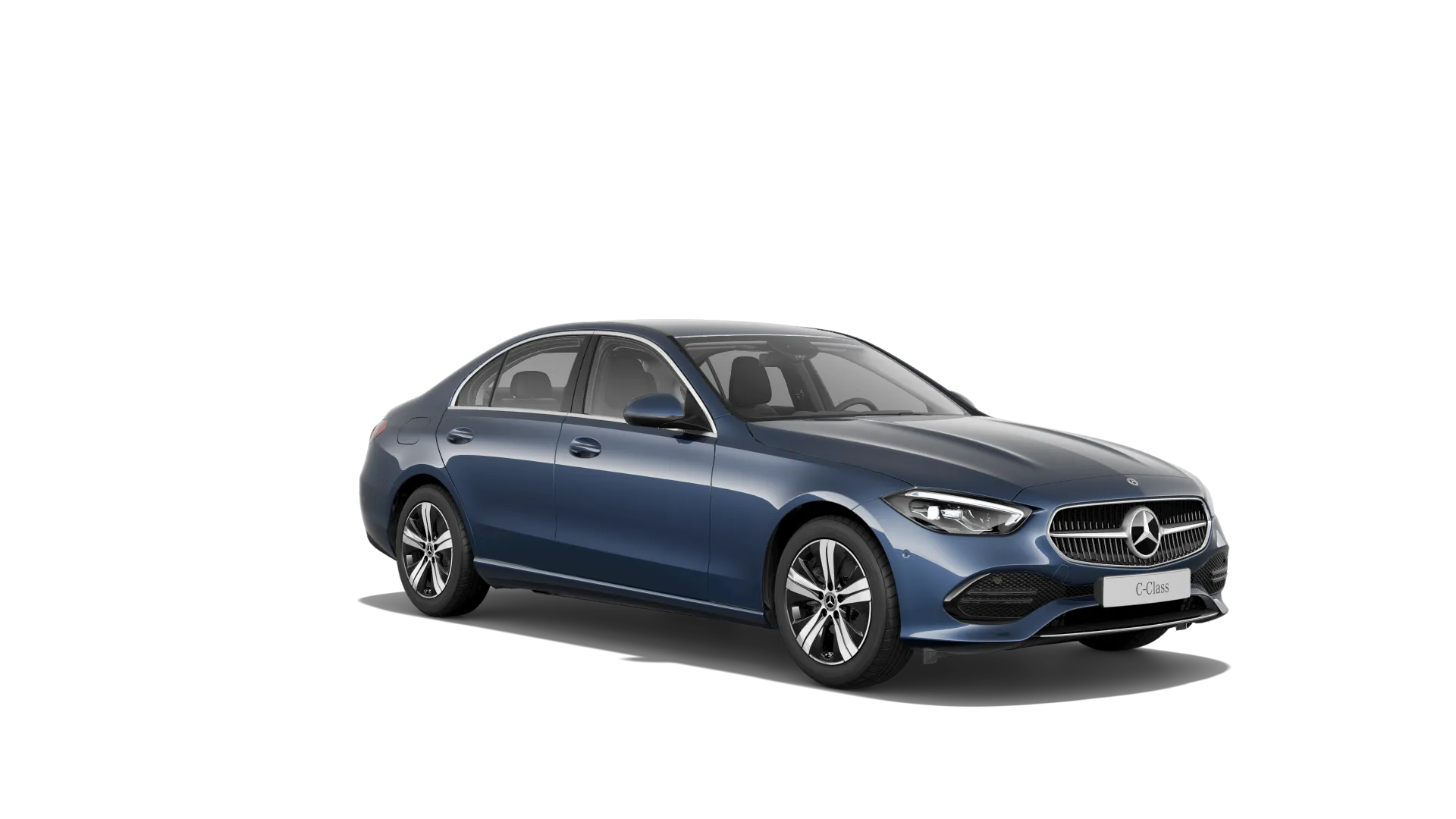 Třída C sedan (W206), Linie AVANTGARDE exteriér, Metalická modrá sodalite, front