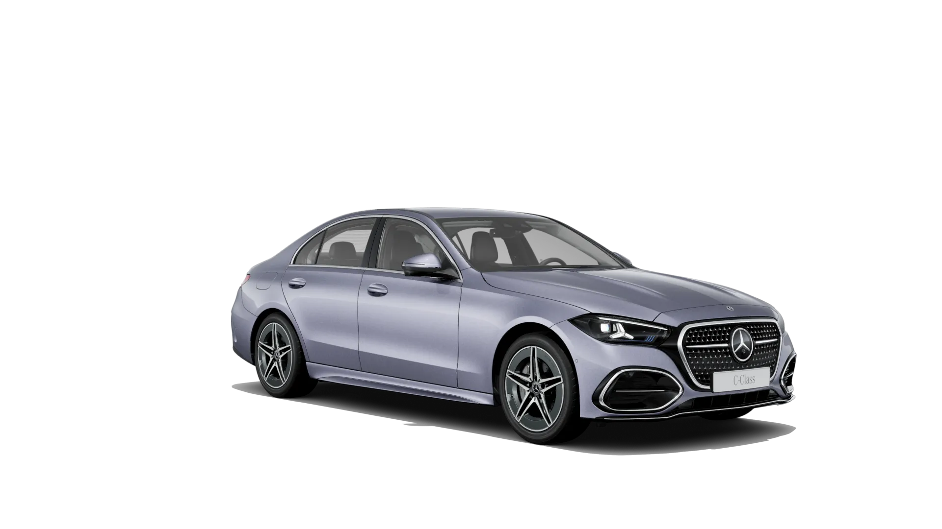 Třída C sedan (W206-fl), Linie AMG, Metalická stříbrná Lavender, front