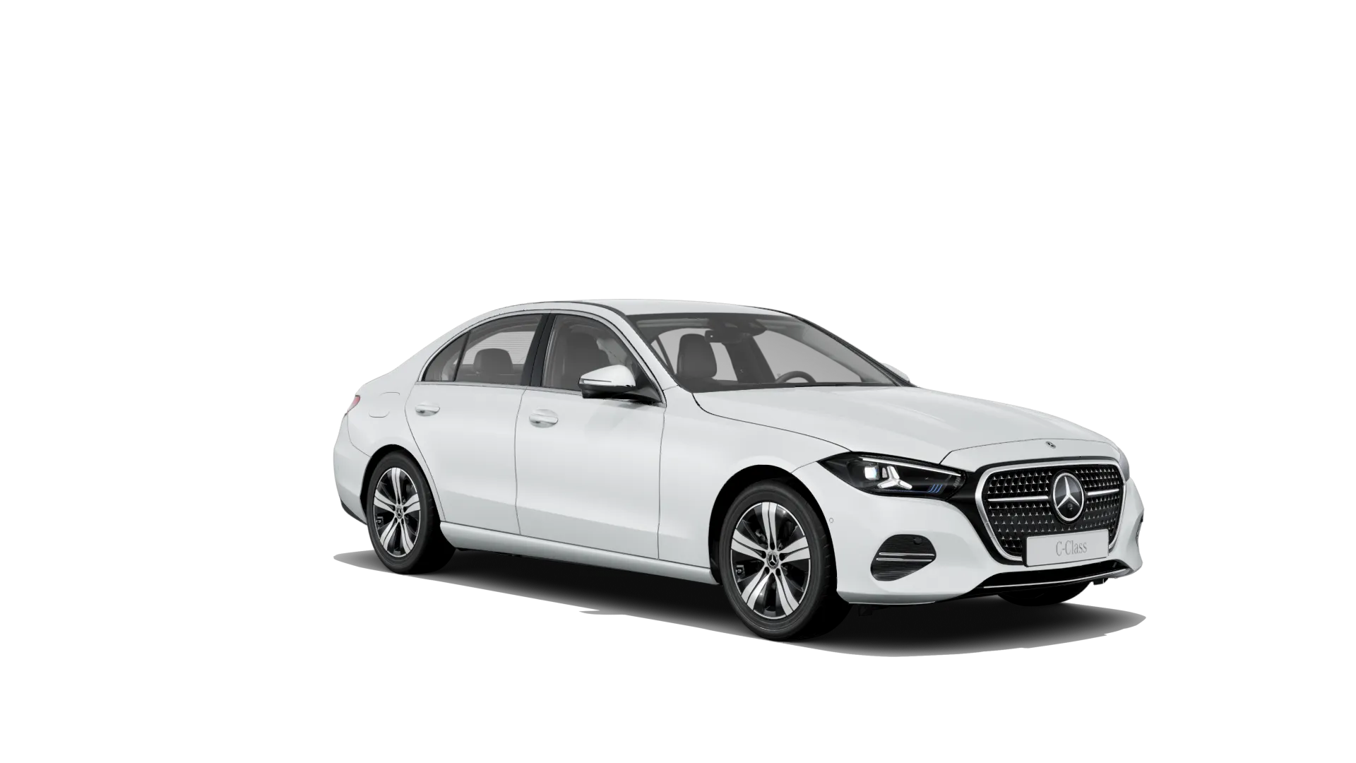 Třída C sedan (W206-fl), Linie AVANTGARDE, Bílá opalite bright MANUFAKTUR, front