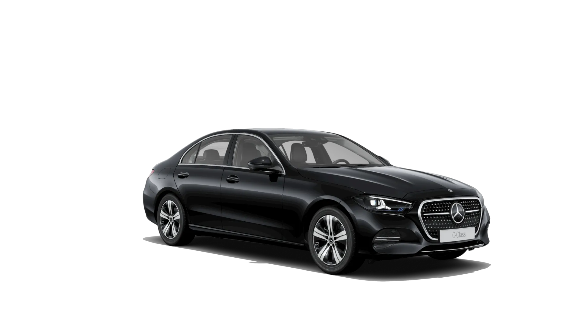 Třída C sedan (W206-fl), Linie AVANTGARDE, Nemetalická černá, front