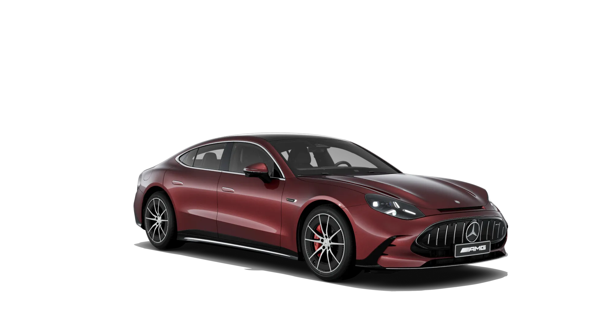 Mercedes-AMG GT čtyřdveřové kupé (C590), Základní provedení, Metalická červená carneol MANUFAKTUR exclusive, front