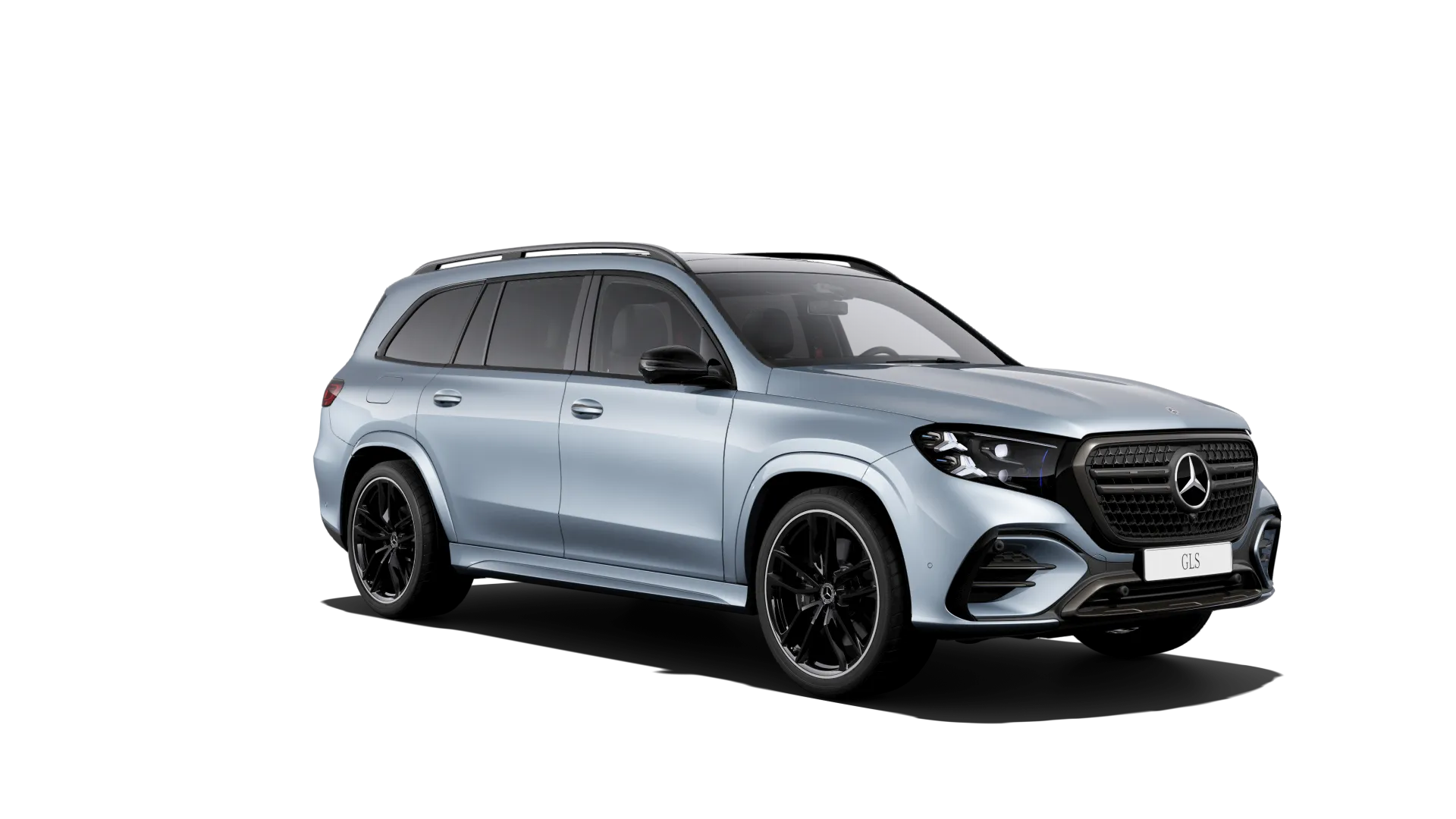 GLS (X167-fl2), Linie AMG, Metalická světle modrá Côte d'Azur MANUFAKTUR, front