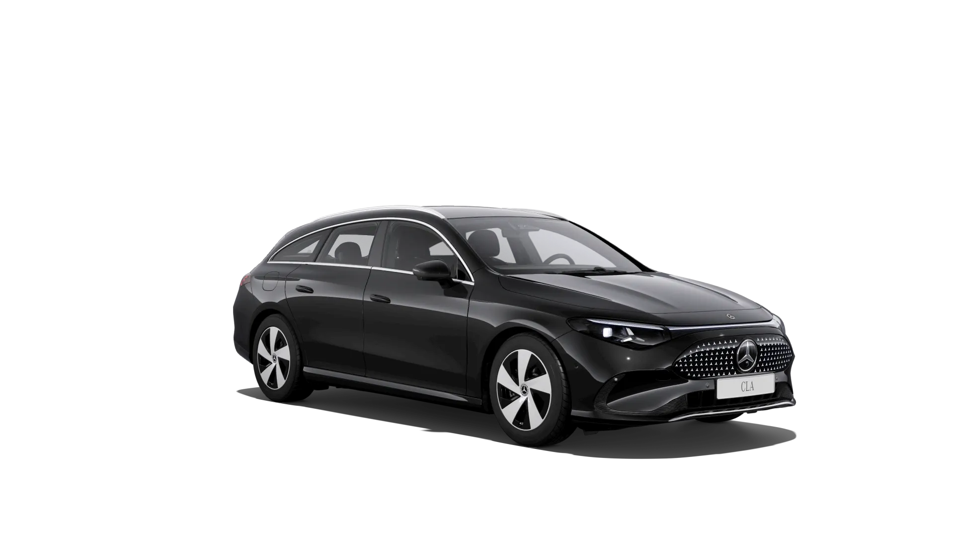 CLA Shooting Brake (X174), Linie Progressive, Metalická černá cosmos, front