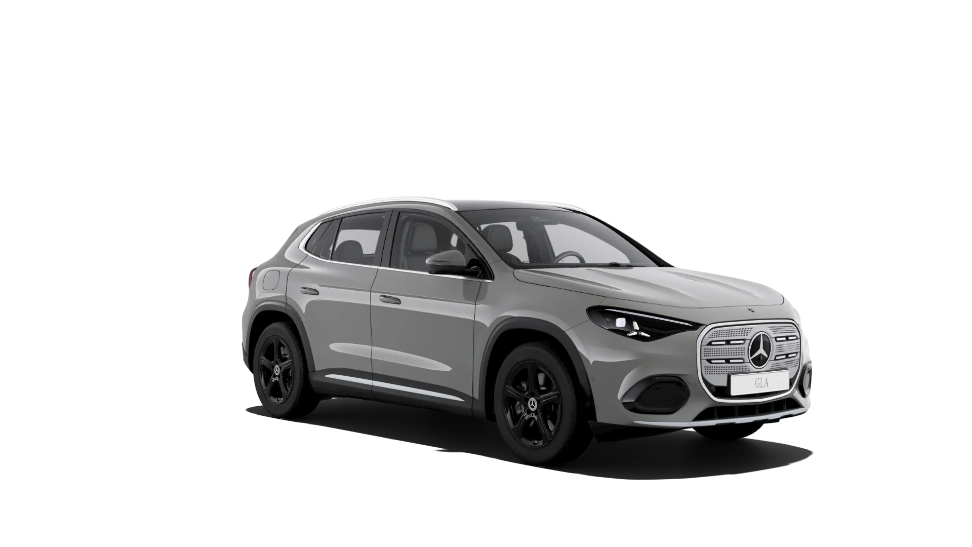 GLA (H244), Linie Style, Nemetalická šedá alpine MANUFAKTUR, front