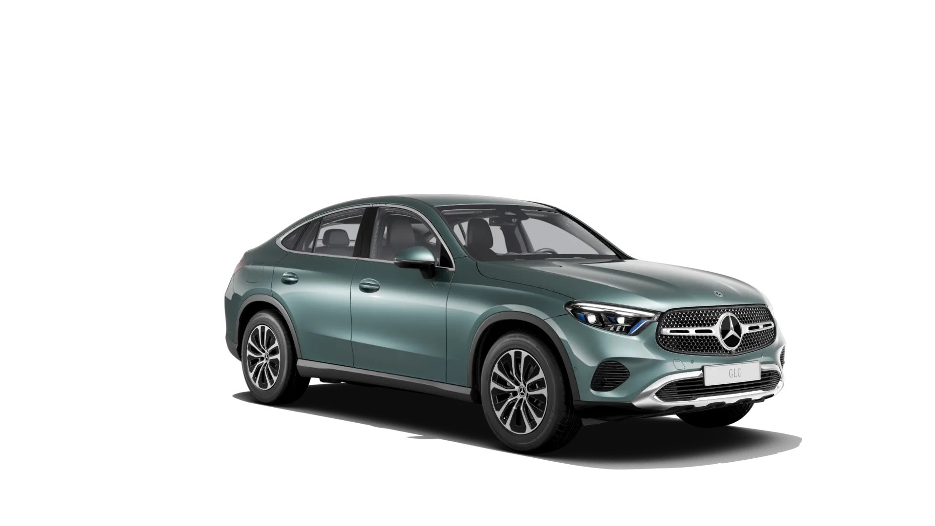 GLC kupé (C254), Základní, Metalická stříbrná verde, front