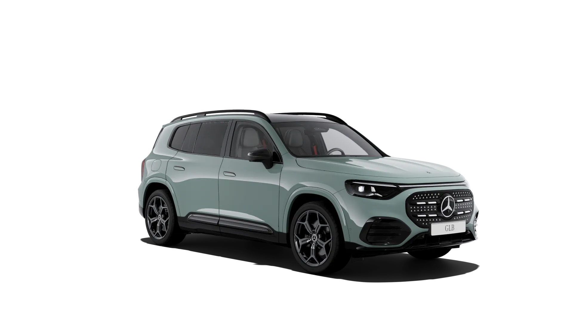 GLB (X244), Linie AMG Plus, Nemetalická zelená aqua-mint, front