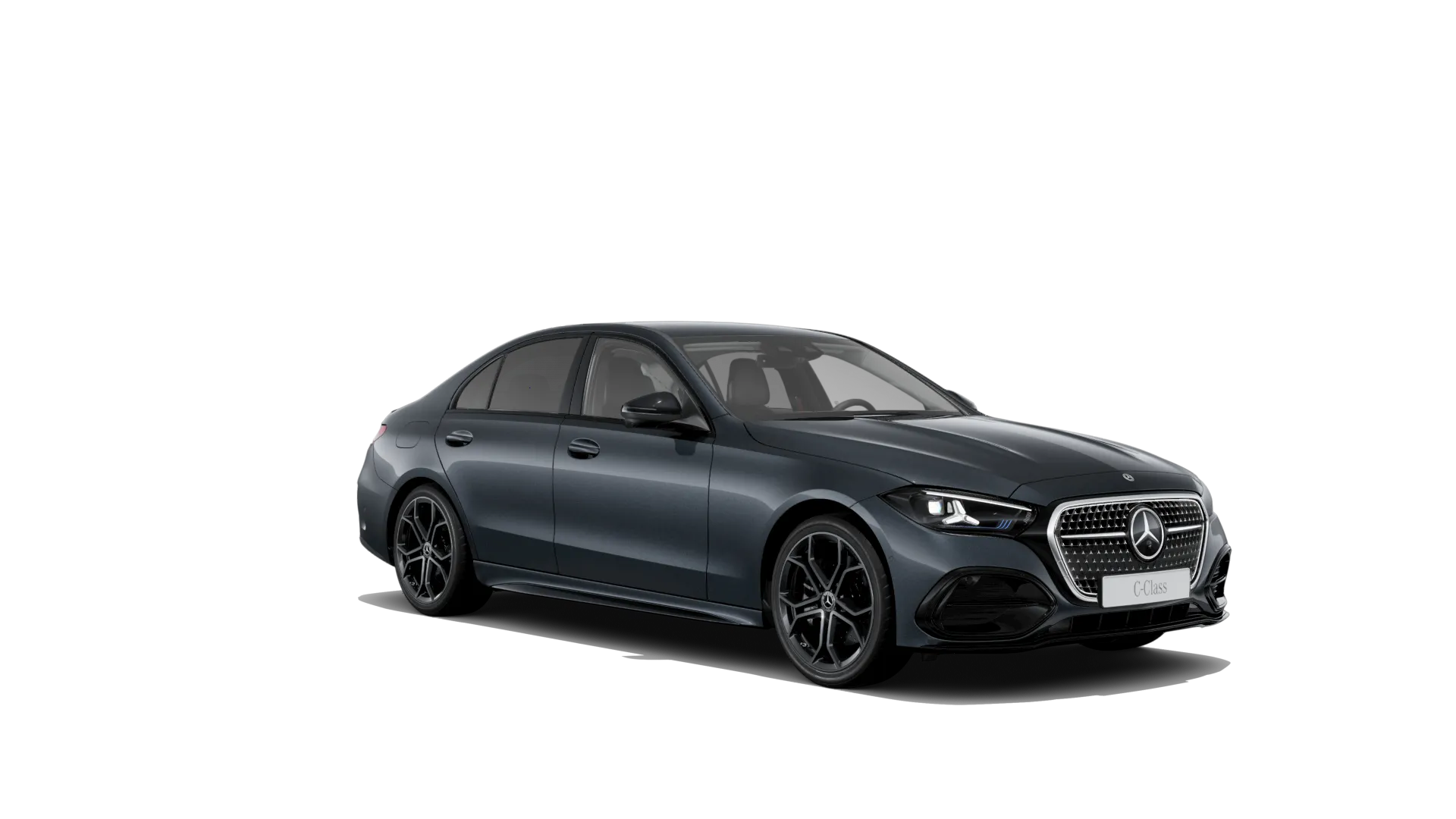 Třída C sedan (W206-fl), Linie AMG Plus, Metalická šedá moody sky, front