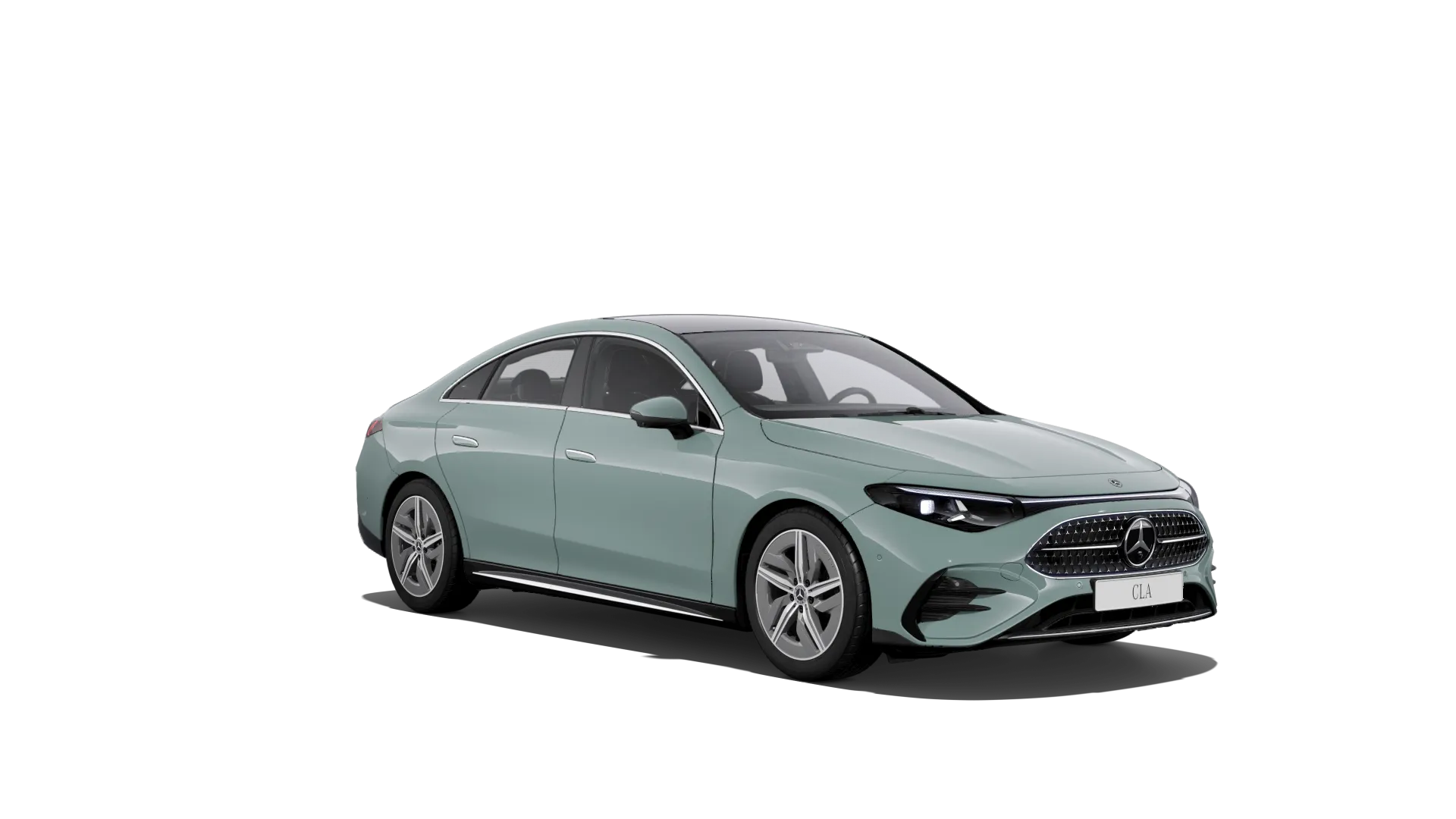 CLA (C178), Linie AMG, Nemetalická zelená aqua-mint, front