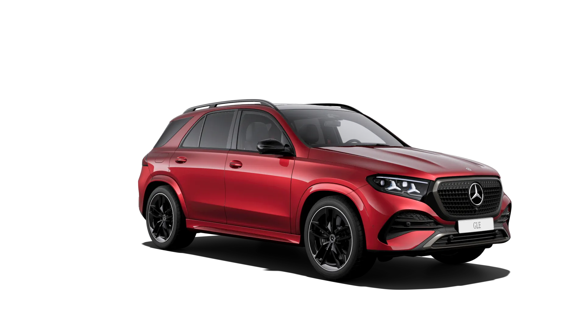 GLE (V167-fl2), Linie AMG Plus, Červená patagonia bright MANUFAKTUR, front