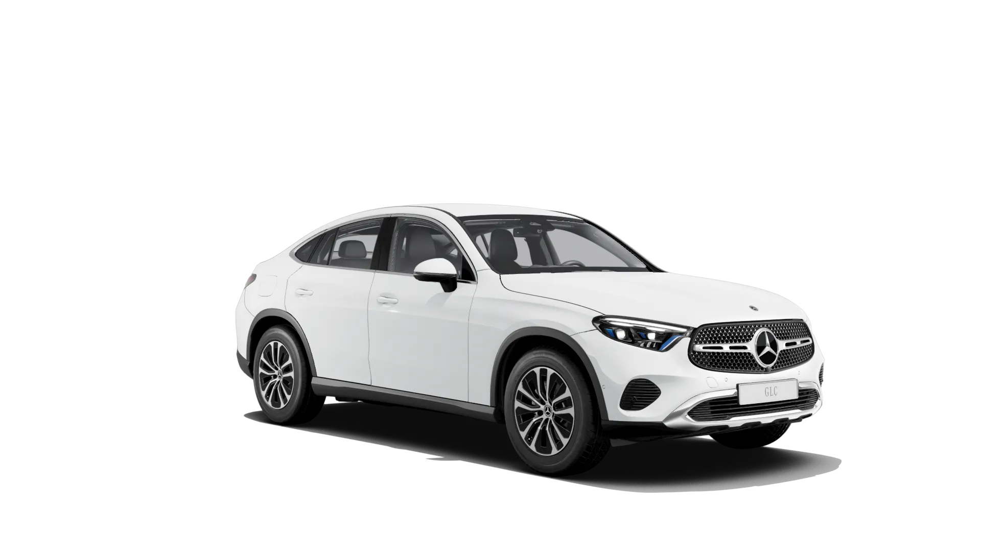 GLC kupé (C254), Sada interiéru ze syntetické kůže, Nemetalická bílá polar, front