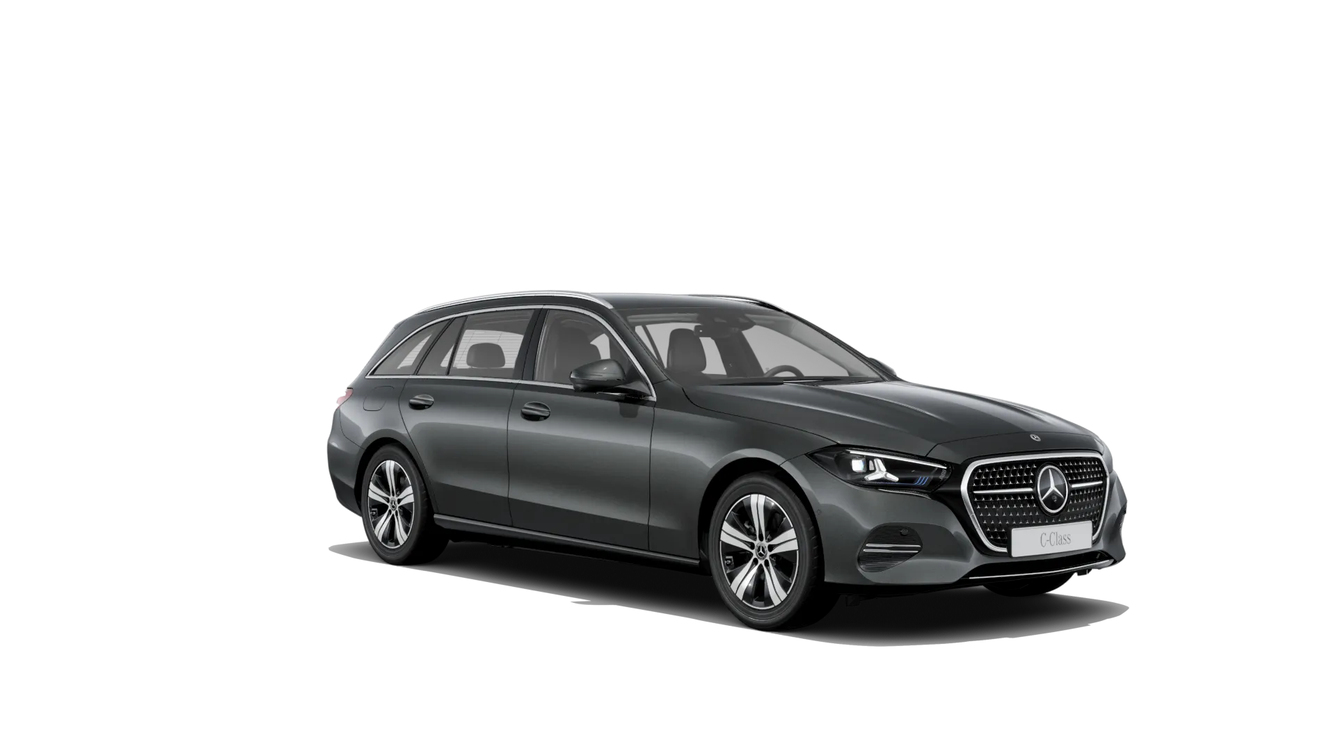 Třída C kombi (S206-fl), Linie AVANTGARDE, Metalická šedá graphite, front