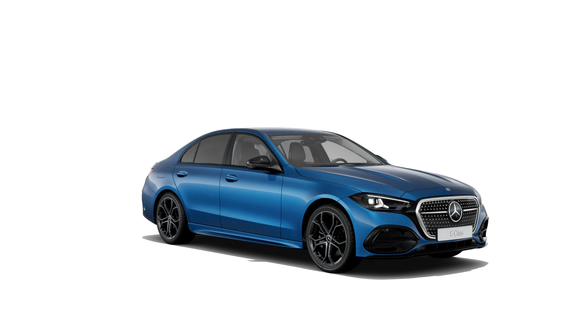 Třída C sedan (W206-fl), Linie AMG Plus, Metalická modrá spectral, front