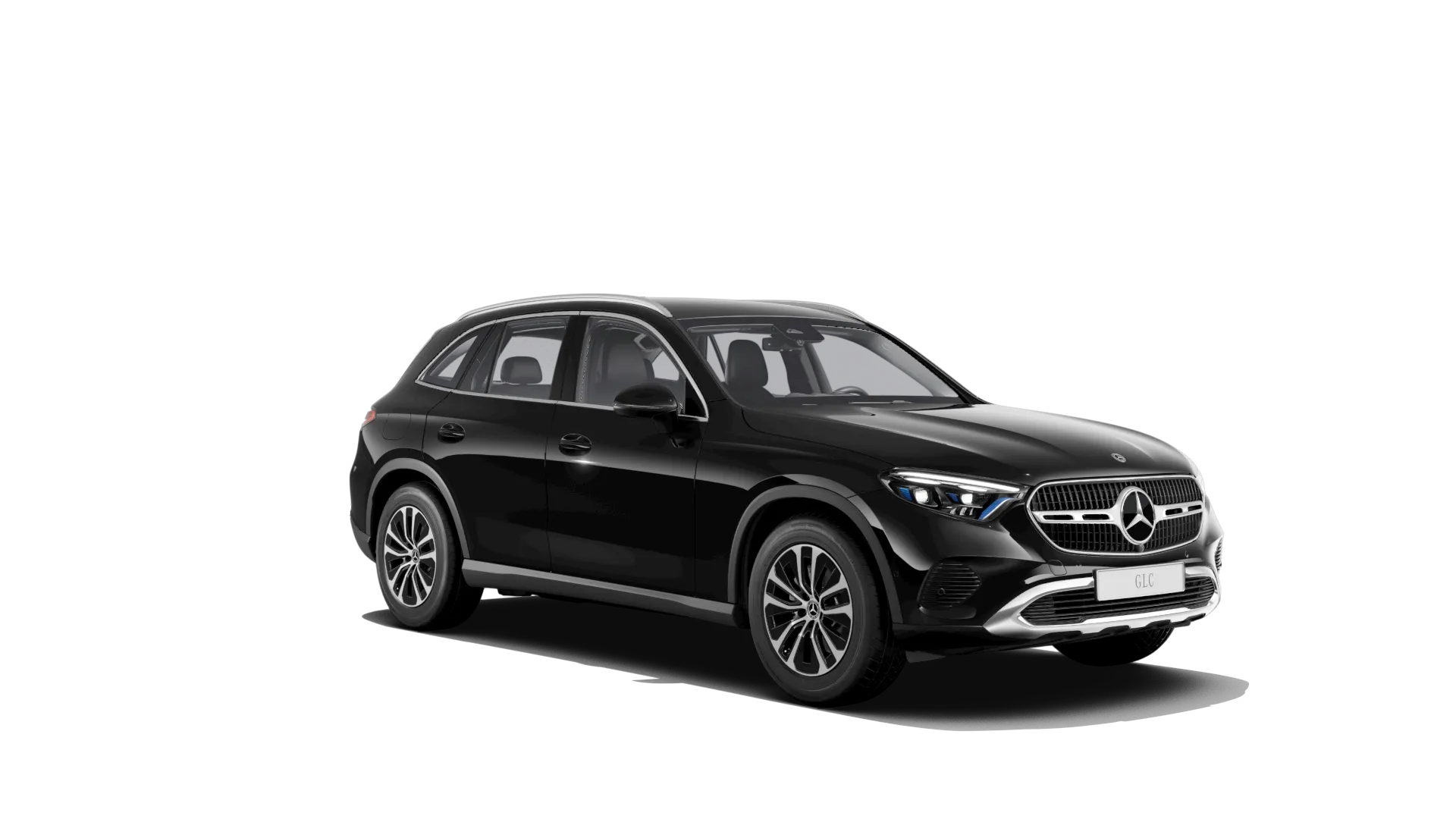 GLC (X254), Linie AVANTGARDE exteriér, Nemetalická černá, front