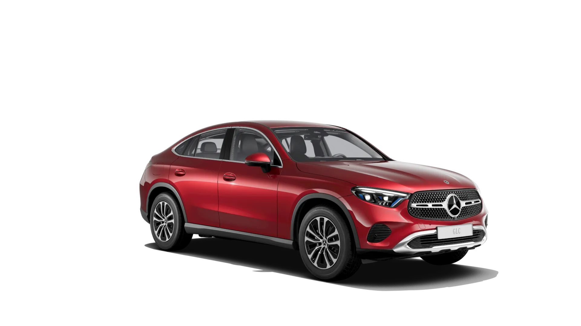 GLC kupé (C254), Sada interiéru ze syntetické kůže, Červená patagonia bright MANUFAKTUR, front