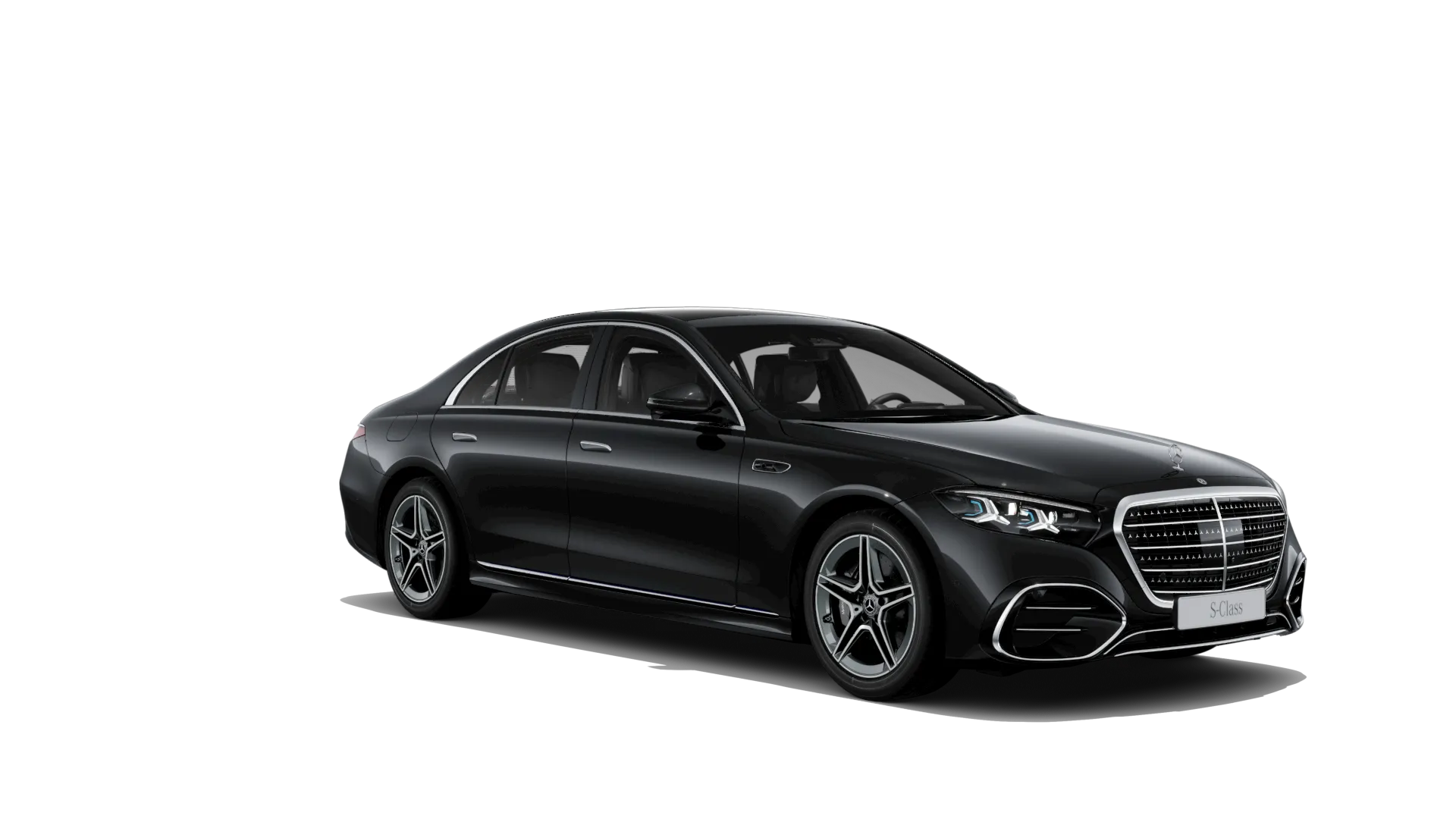 Třída S (W223-fl), Linie AMG, Metalická černá obsidian, front