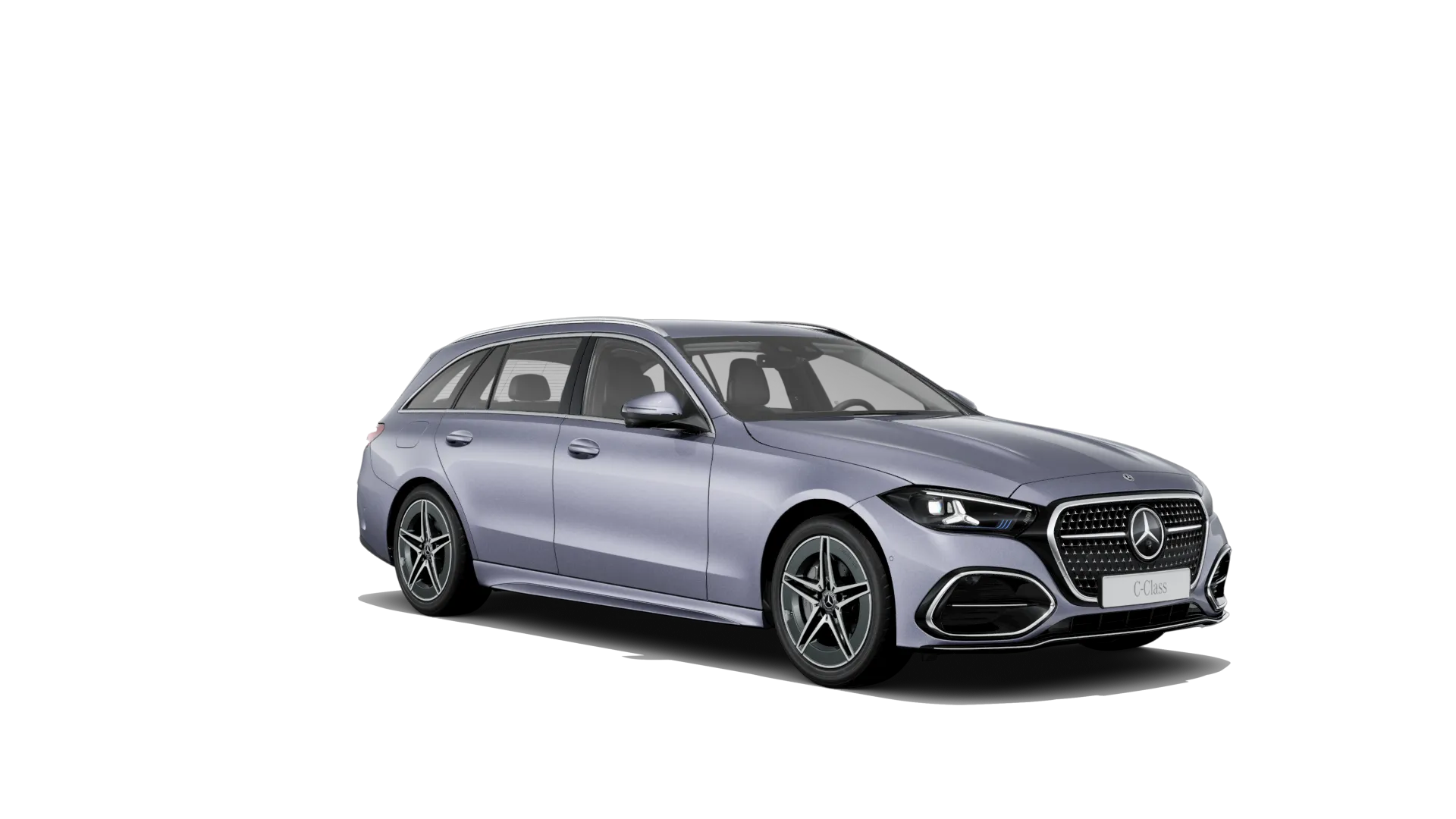 Třída C kombi (S206-fl), Linie AMG, Metalická stříbrná Lavender, front