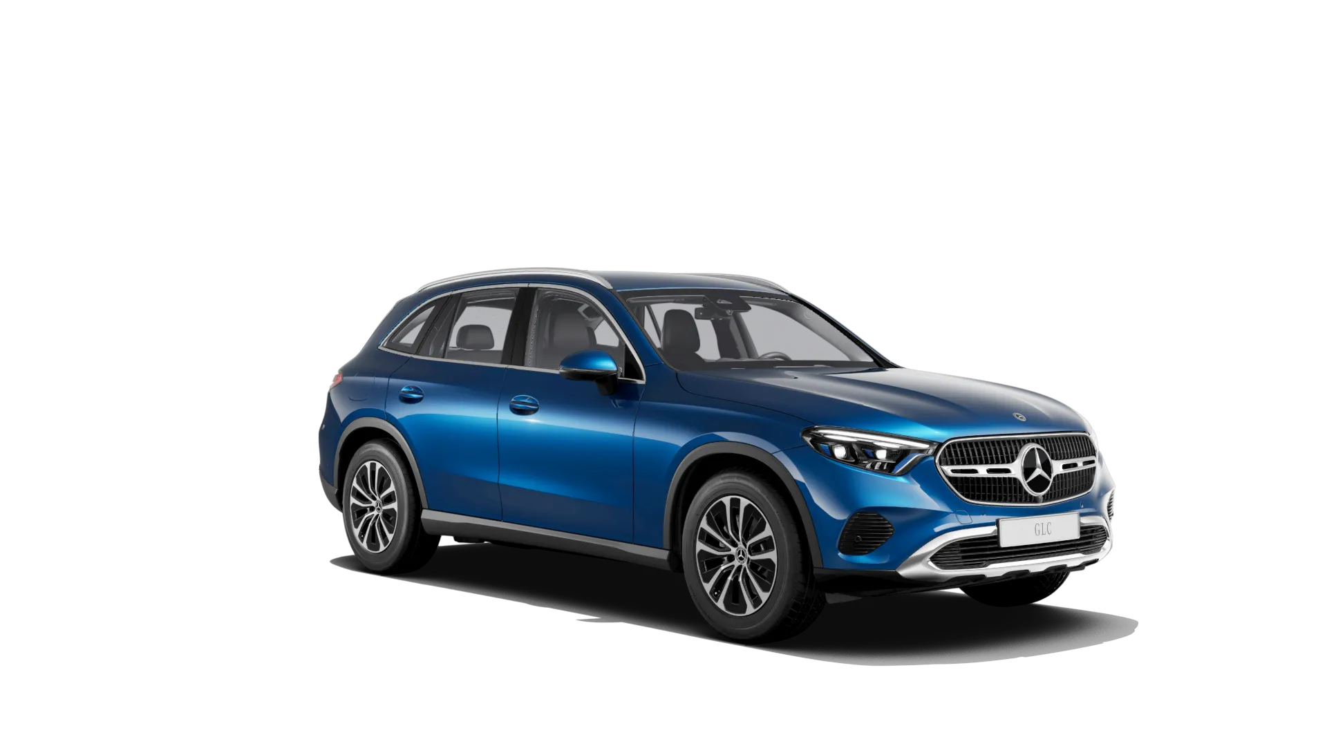 GLC (X254), Linie AVANTGARDE exteriér, Metalická modrá spectral, front