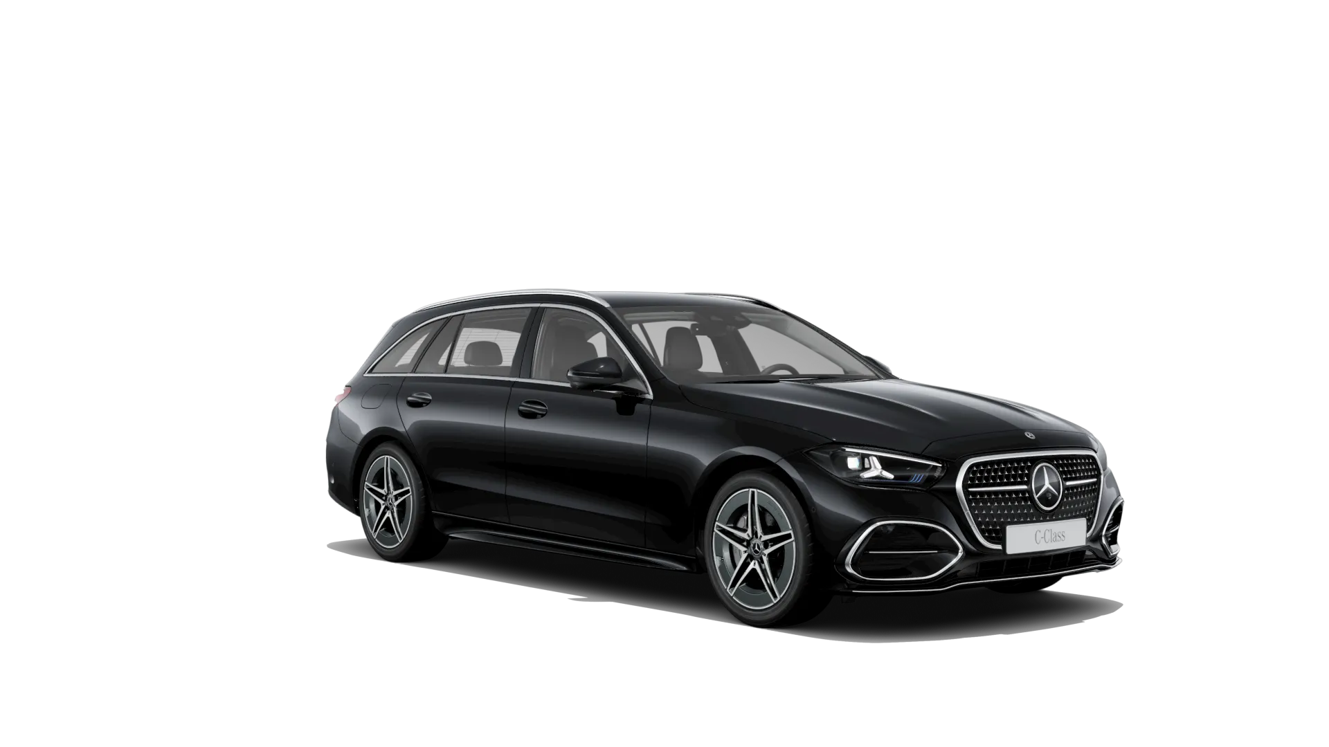 Třída C kombi (S206-fl), Linie AMG, Nemetalická černá, front