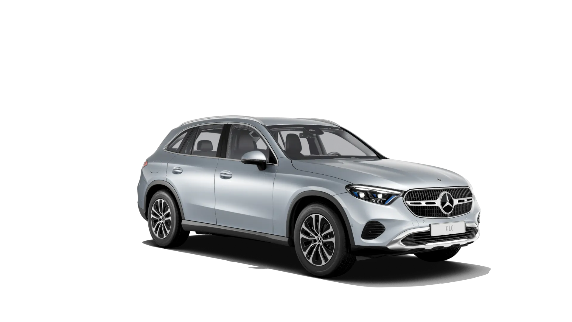 GLC (X254), Linie AVANTGARDE exteriér, Metalická stříbrná high-tech, front