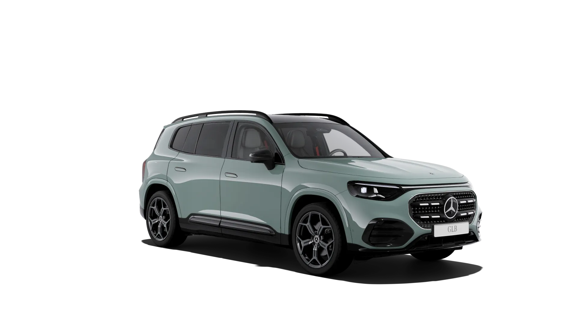 GLB (X248), Linie AMG Plus, Nemetalická zelená aqua-mint, front