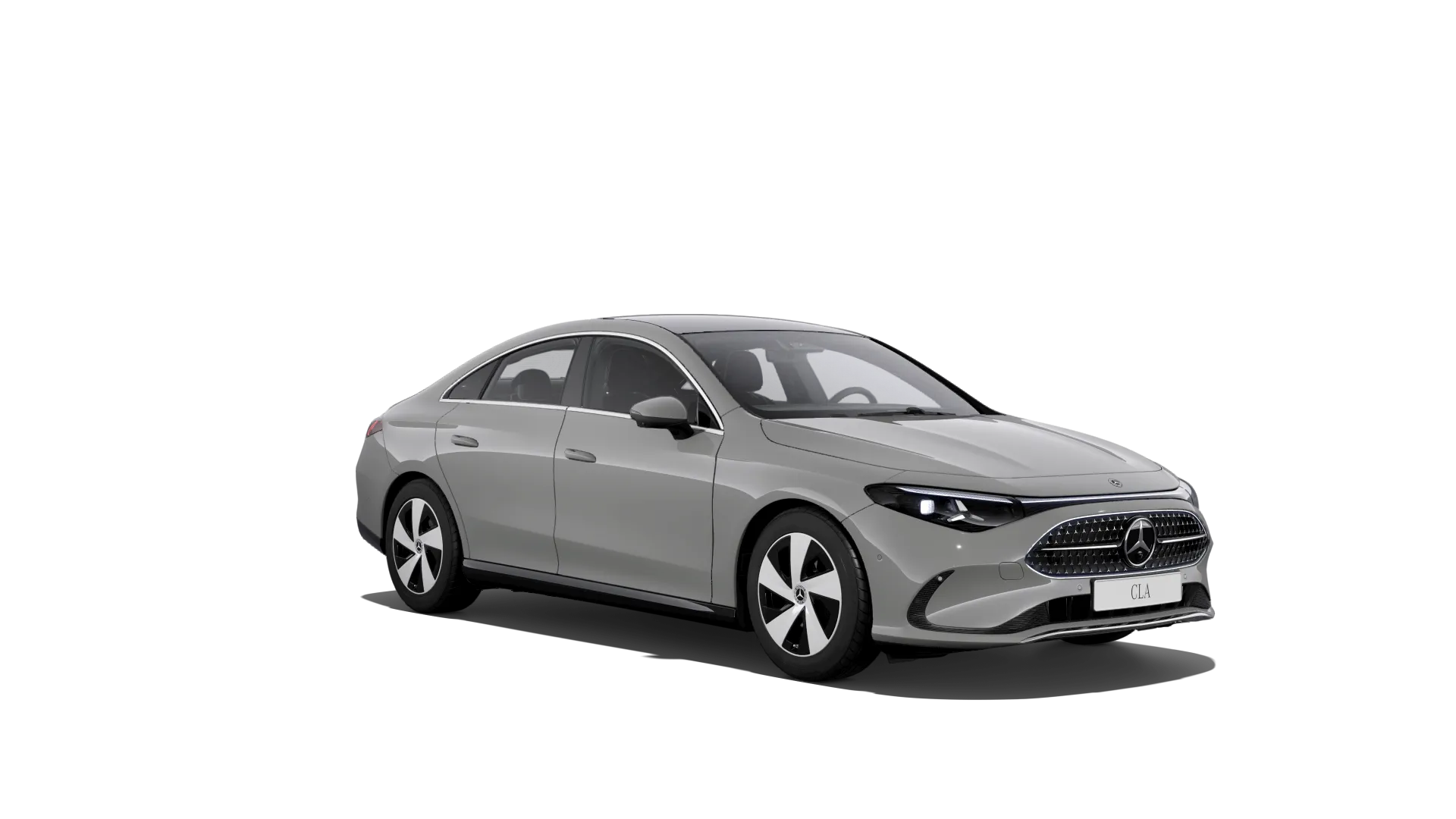 CLA (C178), Linie Progressive, Nemetalická šedá alpine MANUFAKTUR, front