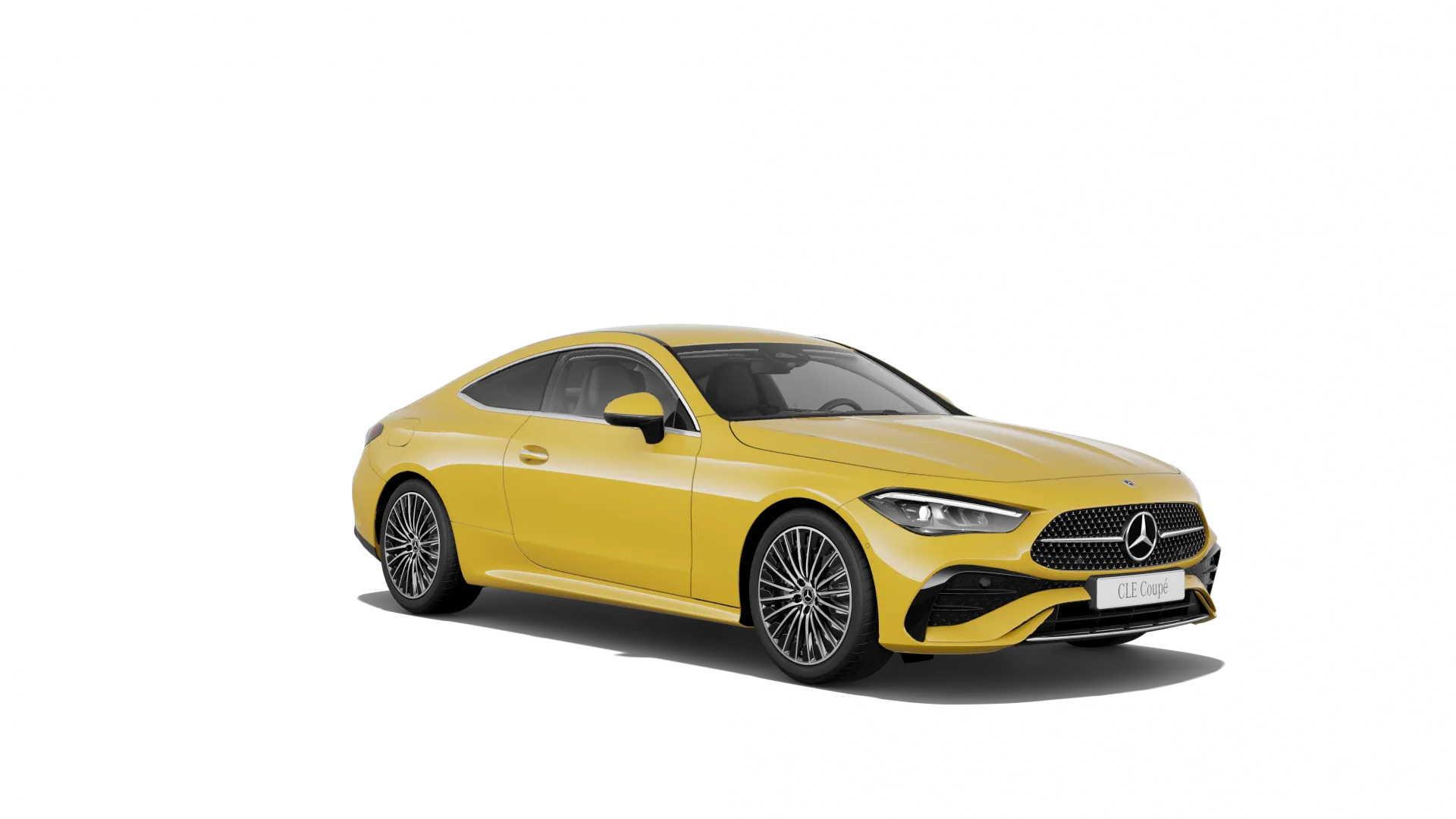 CLE kupé (C236), Linie AMG, Nemetalická žlutá sun, front