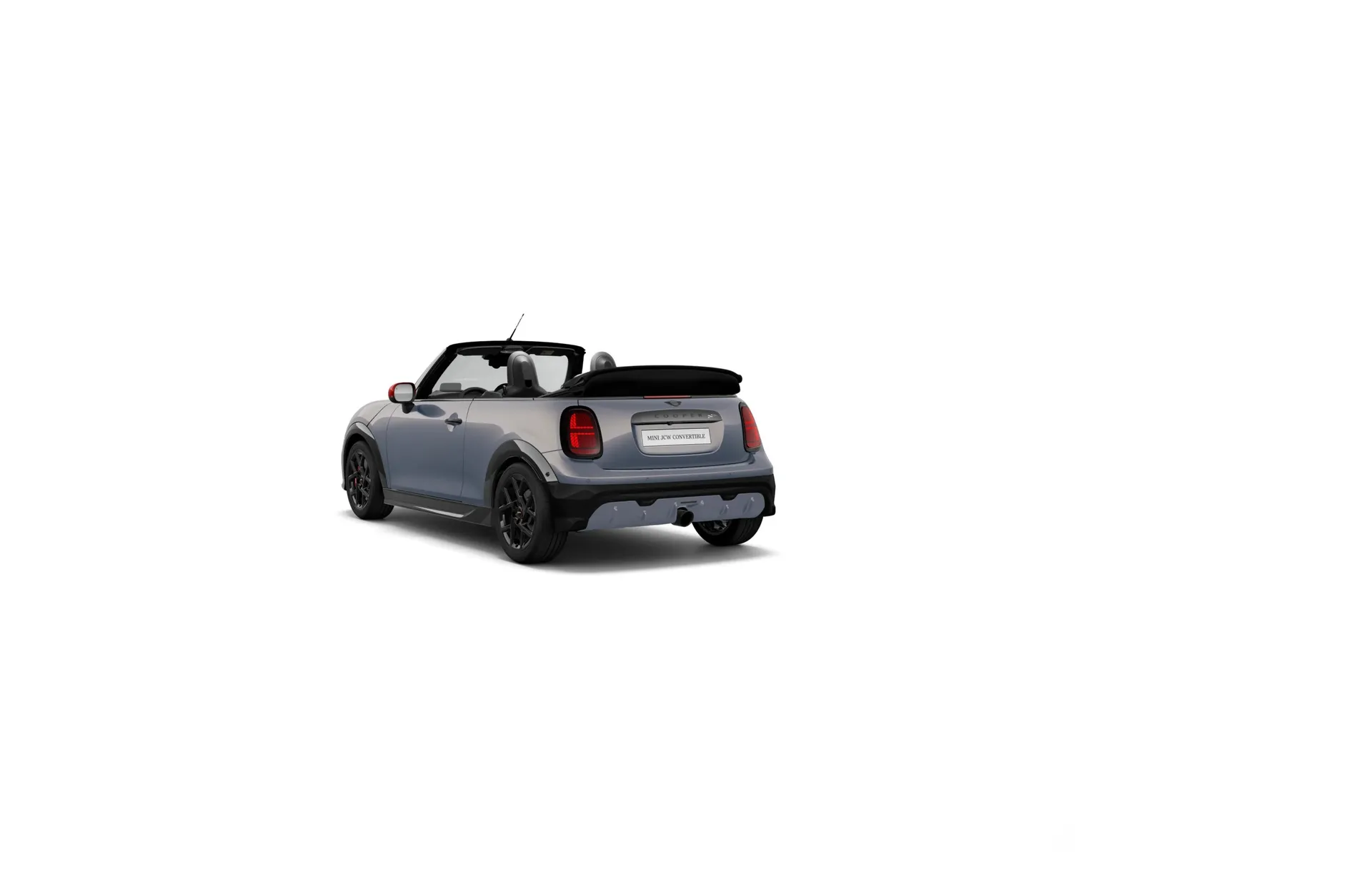 Mini Convertible (F67) John Cooper Works v barvě Copper Grey – pohled zezadu