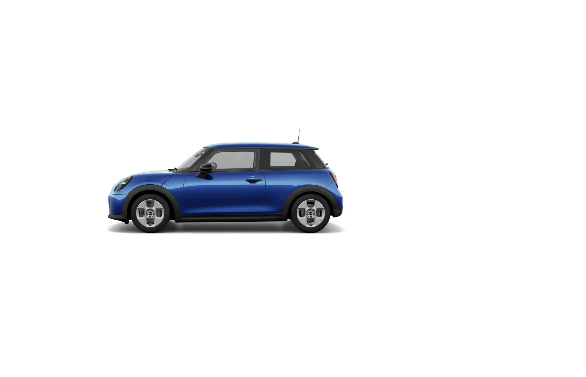 Cooper (F66), Paket Essential, Metalický lak Blazing Blue, side