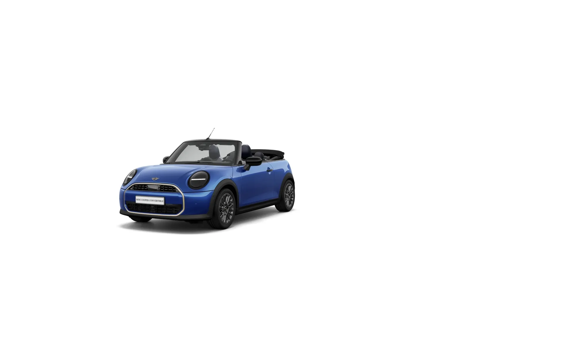 Cooper Cabrio (F67), Paket Favoured, Metalický lak Blazing Blue, front