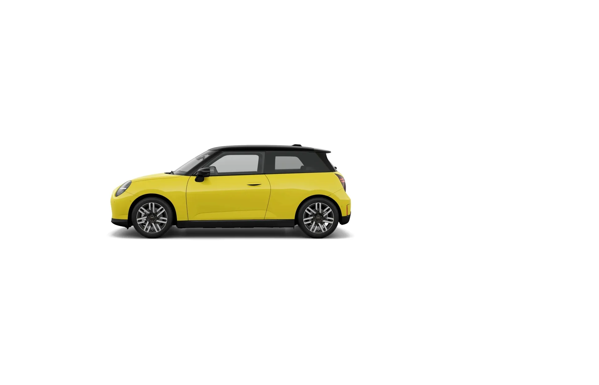 Cooper E (J01), Paket Classic, Nemetalický lak Sunny Side Yellow, side