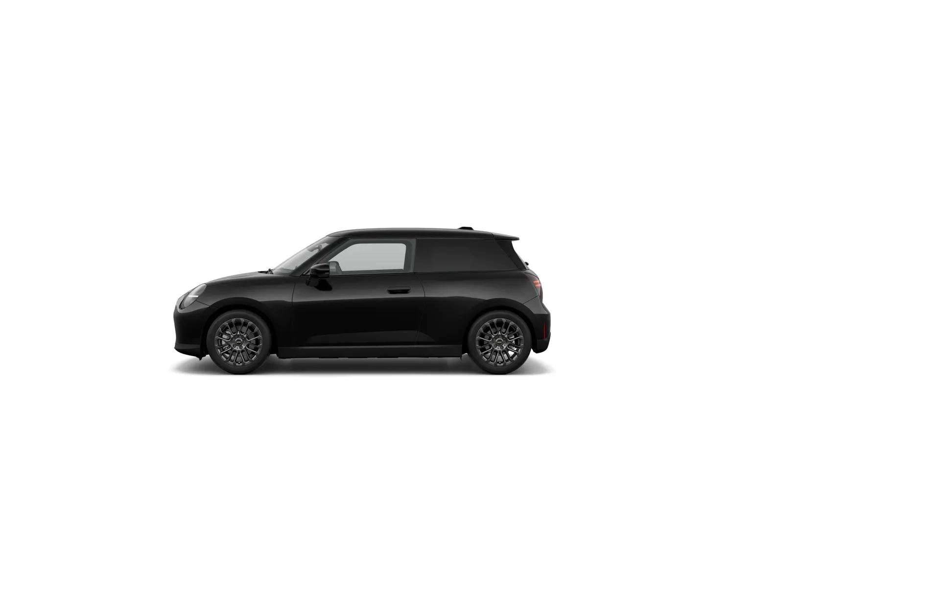Mini Electric Cooper (J01) Blackyard v barvě Metalický lak Midnight Black II – pohled z boku