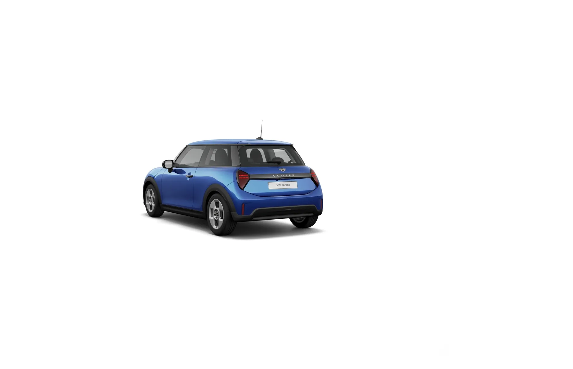 Cooper (F66), Paket Essential, Metalický lak Blazing Blue, rear