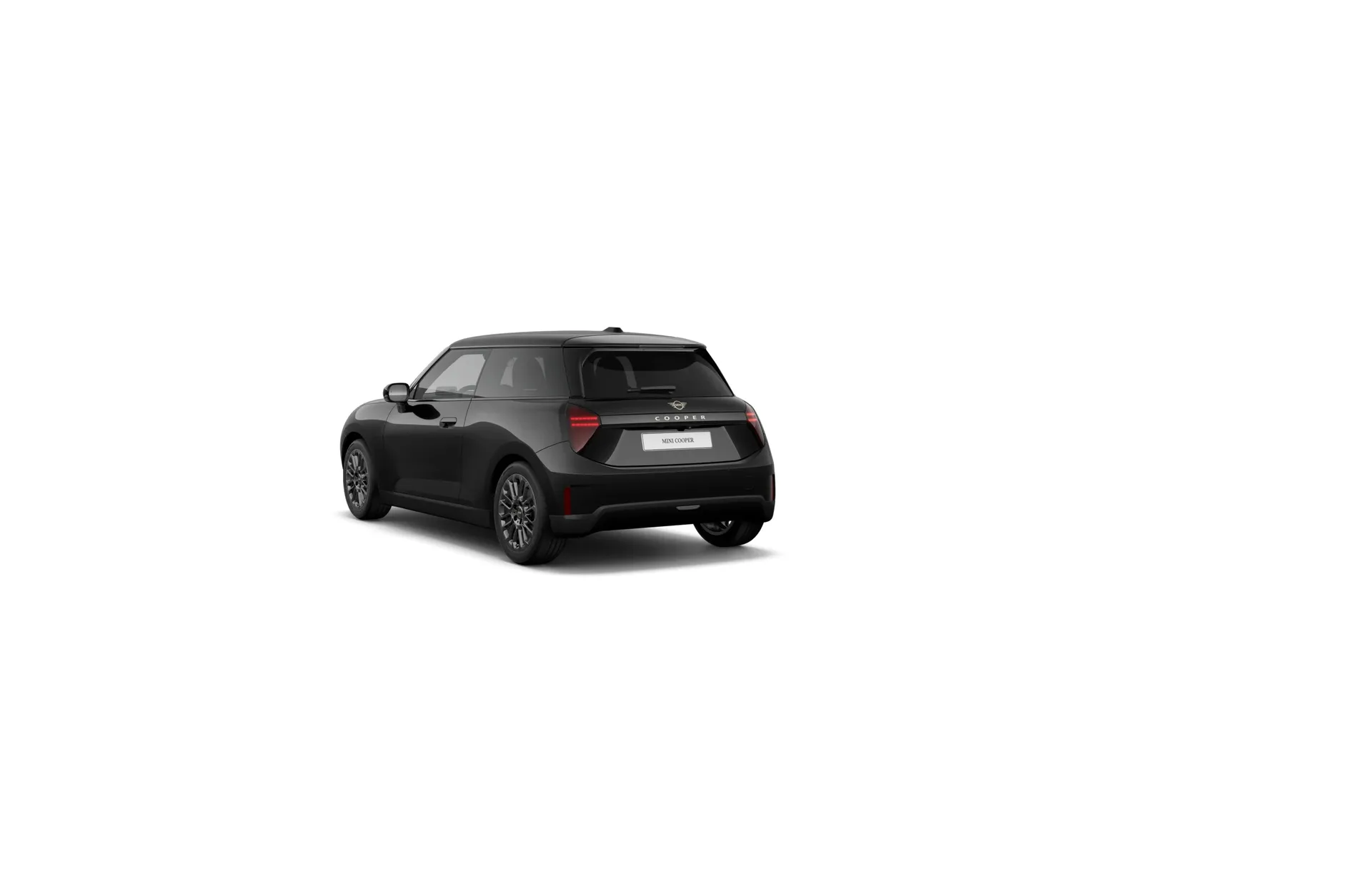 Mini Electric Cooper (J01) Blackyard v barvě Metalický lak Midnight Black II – pohled zezadu