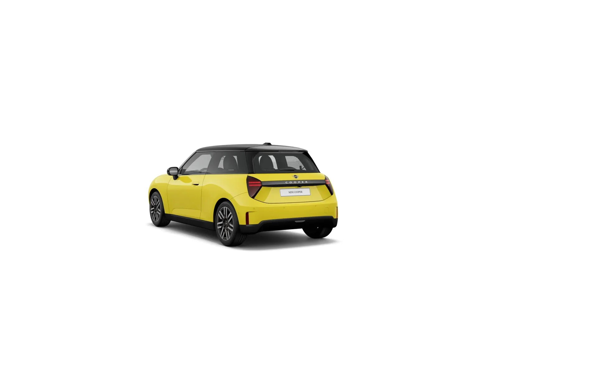 Cooper E (J01), Paket Classic, Nemetalický lak Sunny Side Yellow, rear