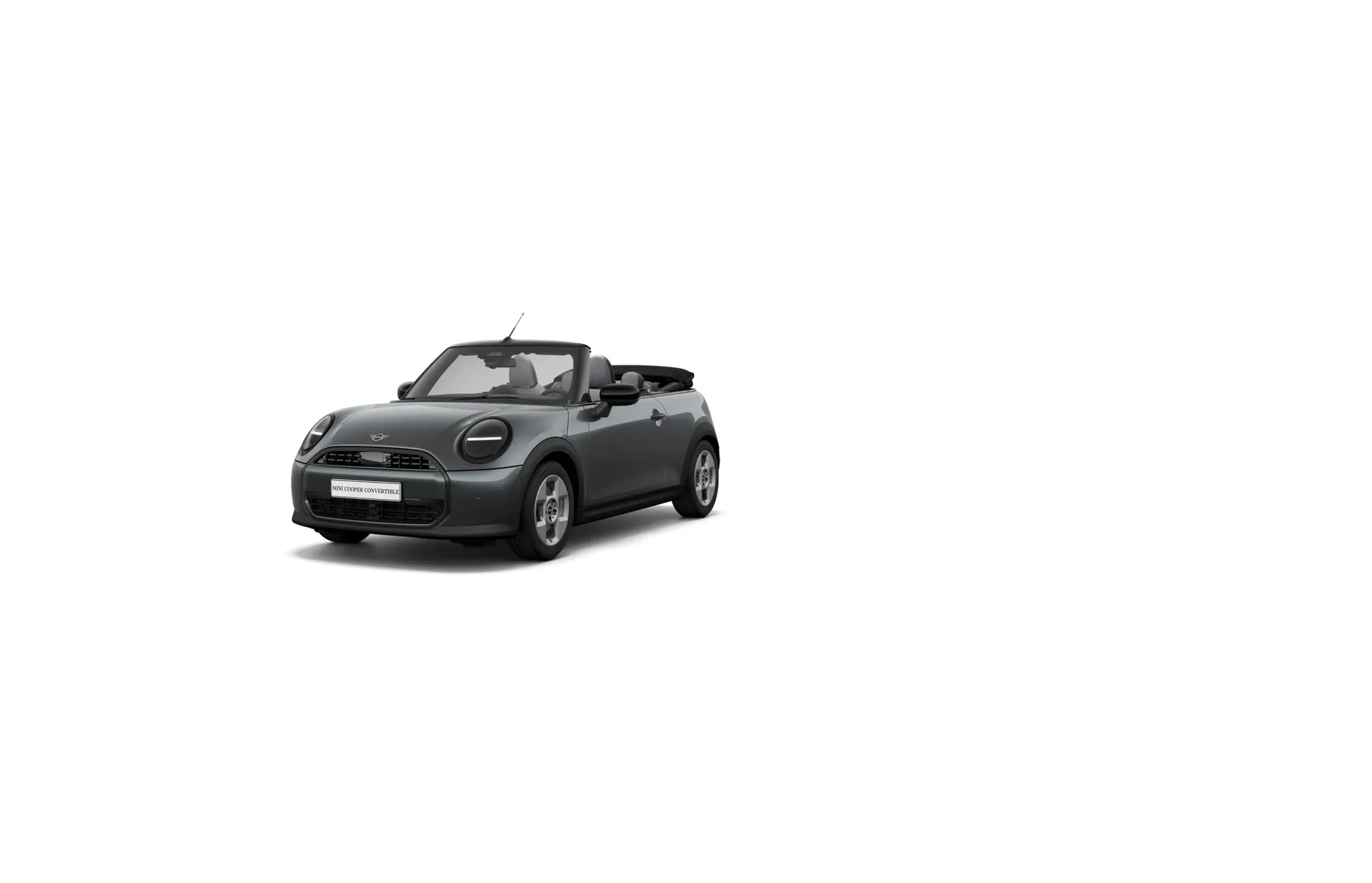 Cooper Cabrio (F67), Paket Classic, Metalický lak Legend Grey, front