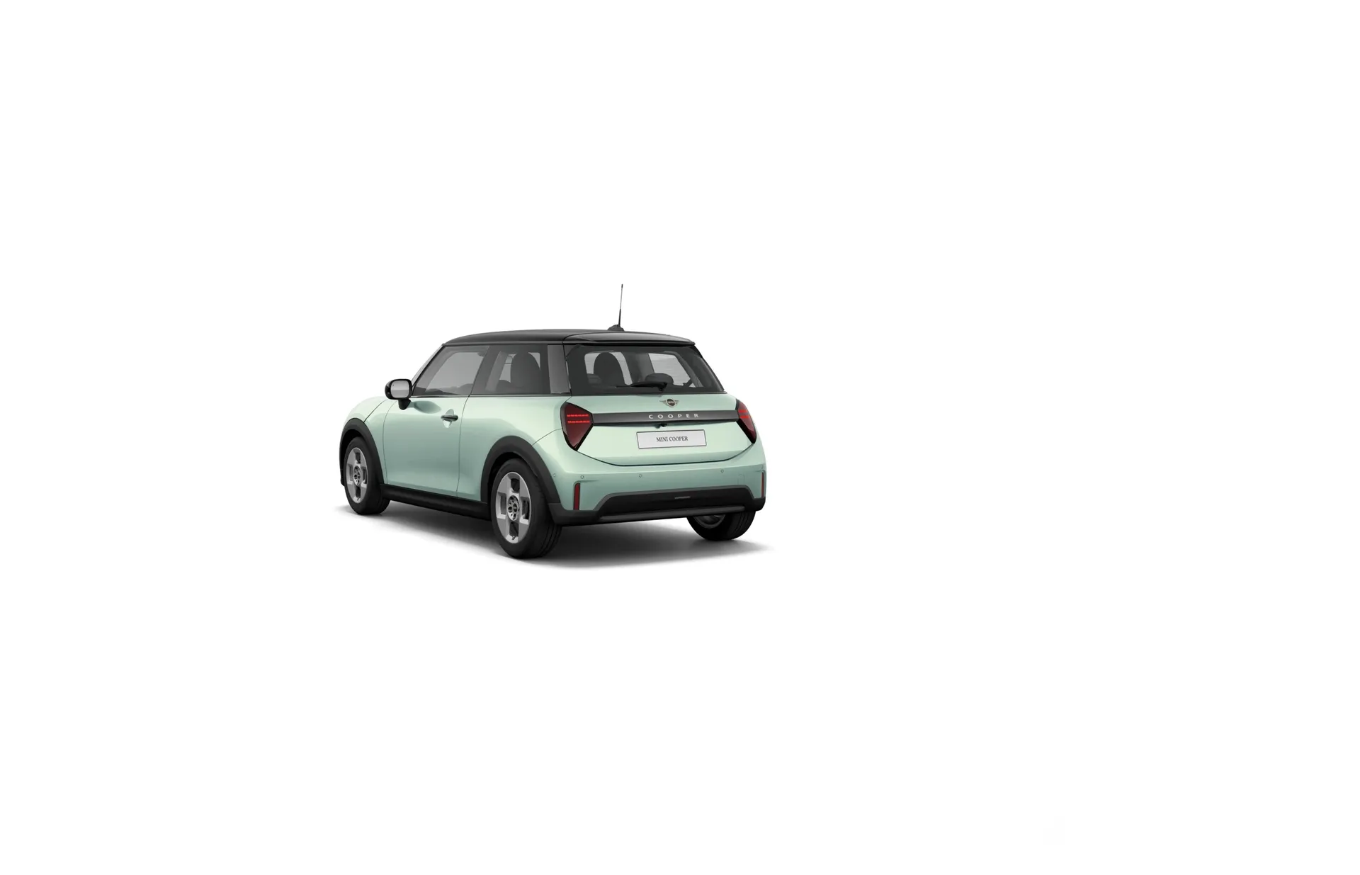 Cooper (F66), Paket Classic, Metalický lak Ocean Wave Green, rear