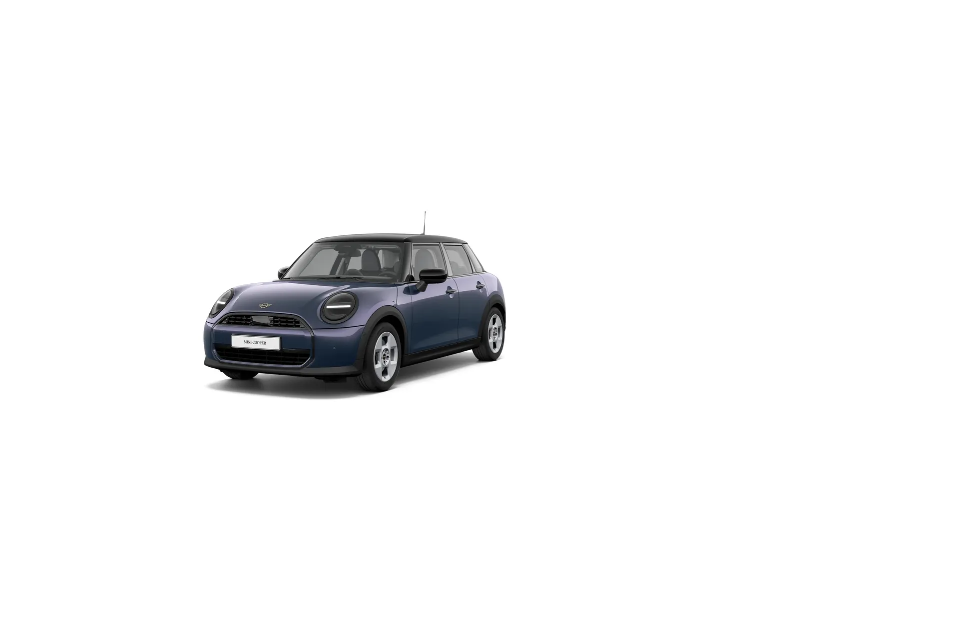 Cooper 5dveřové (F65), Paket Classic, Metalický lak Indigo Sunset Blue, front