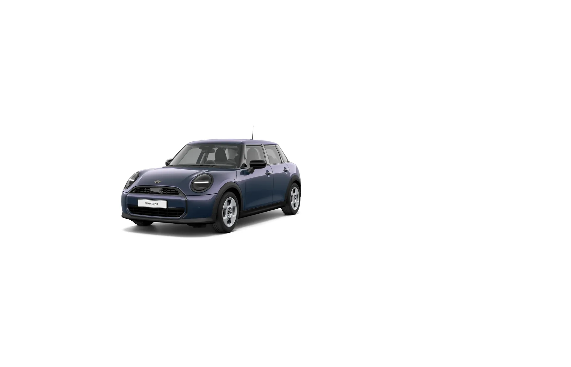 Cooper 5dveřové (F65), Paket Essential, Metalický lak Indigo Sunset Blue, front