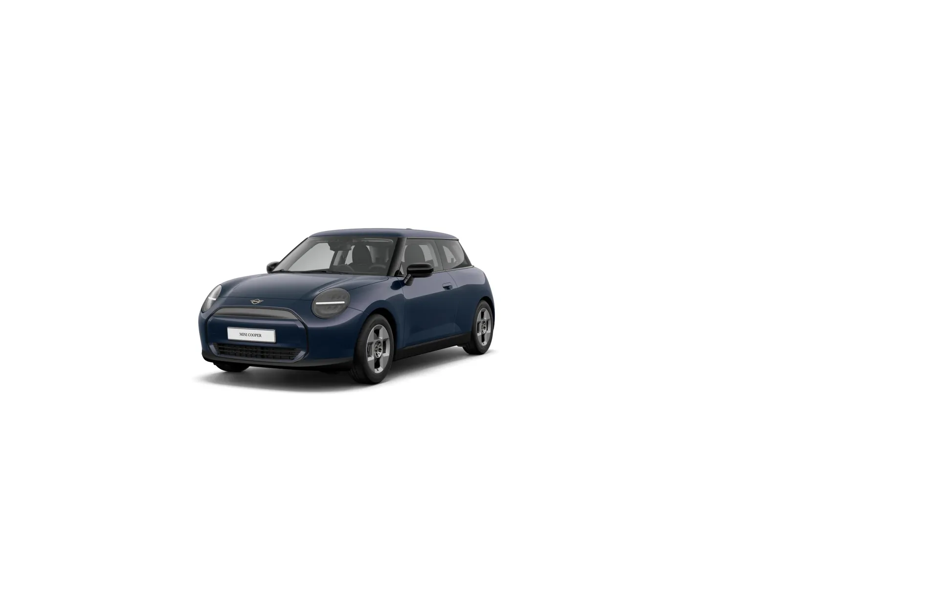 Cooper E (J01), Paket Essential, Metalický lak Indigo Sunset Blue, front