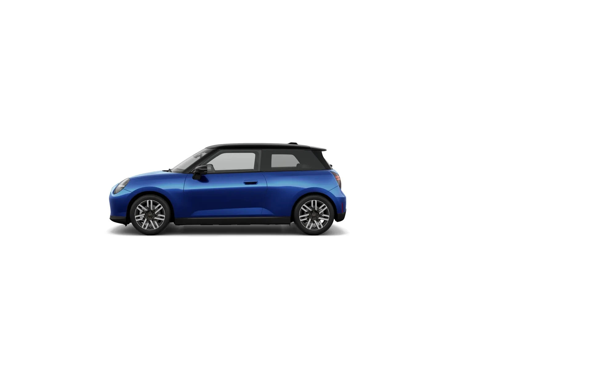 Cooper E (J01), Paket Classic, Metalický lak Blazing Blue, side