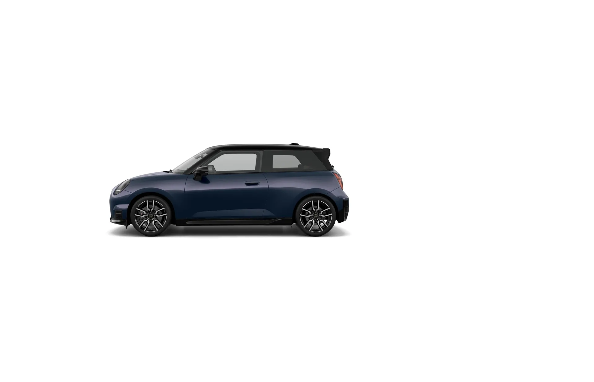 Cooper E (J01), Paket John Cooper Works, Metalický lak Indigo Sunset Blue, side