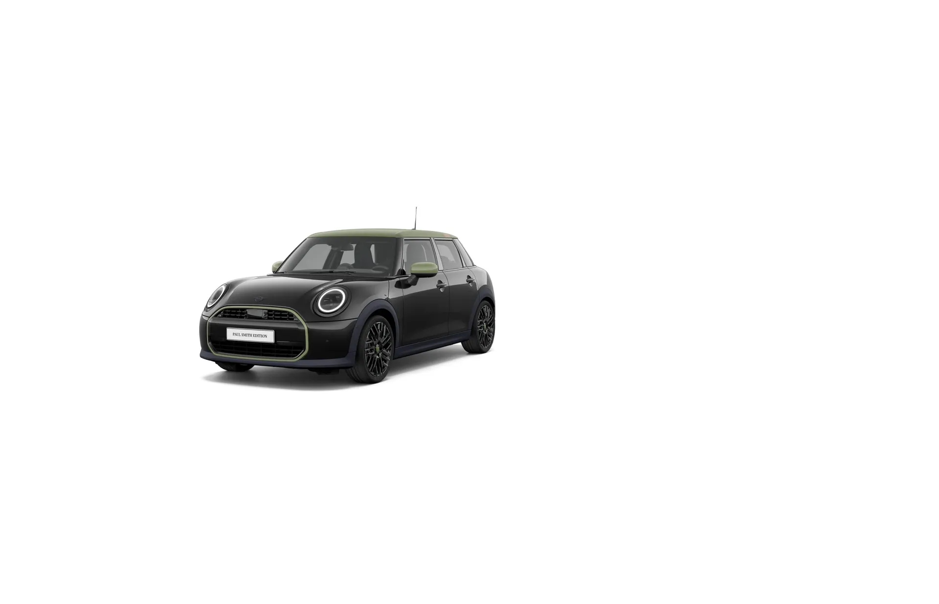 Cooper 5dveřové (F65), Paul Smith Edition, Metalický lak Midnight Black II, front
