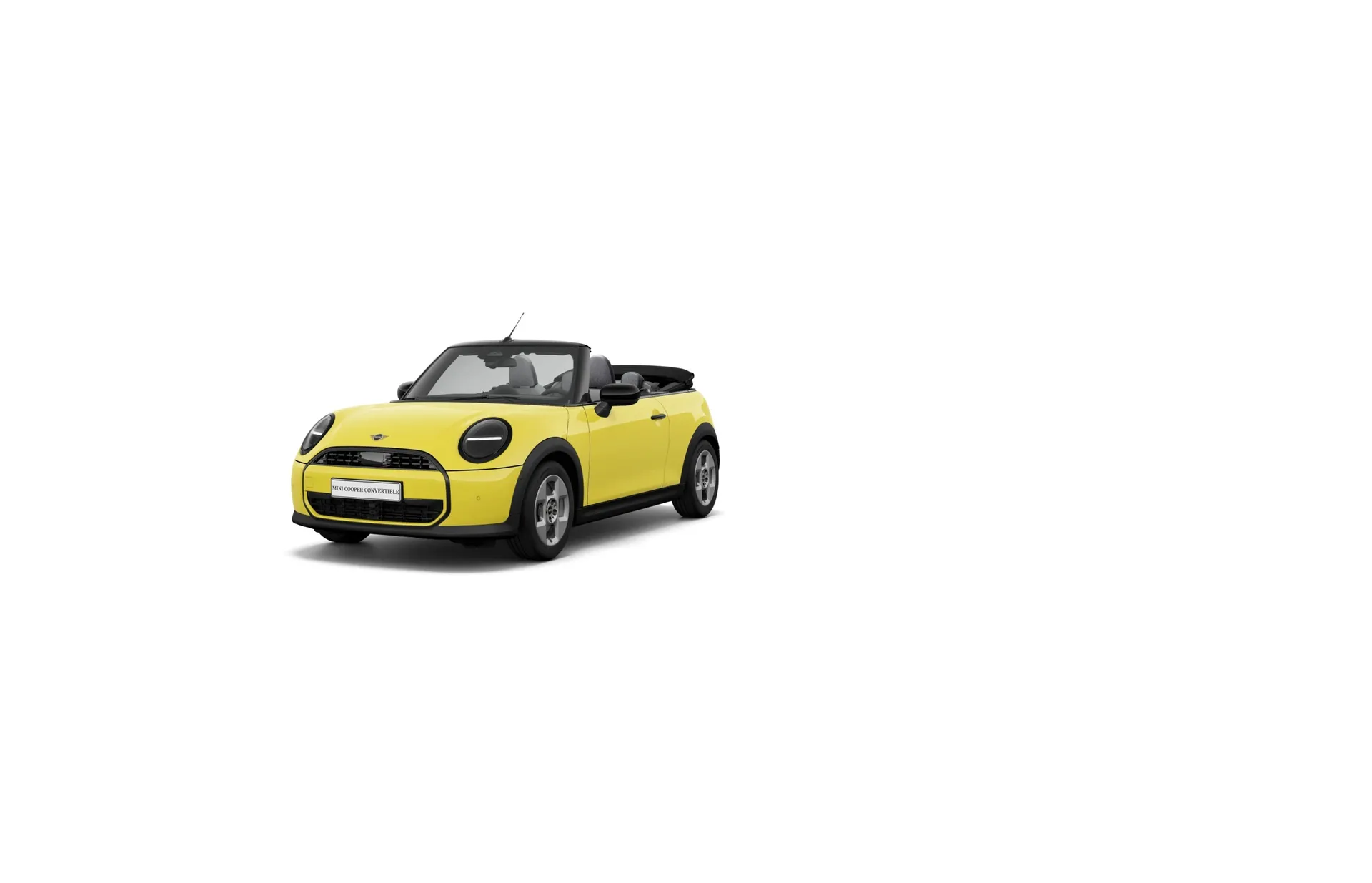 Cooper Cabrio (F67), Paket Classic, Nemetalický lak Sunny Side Yellow, front