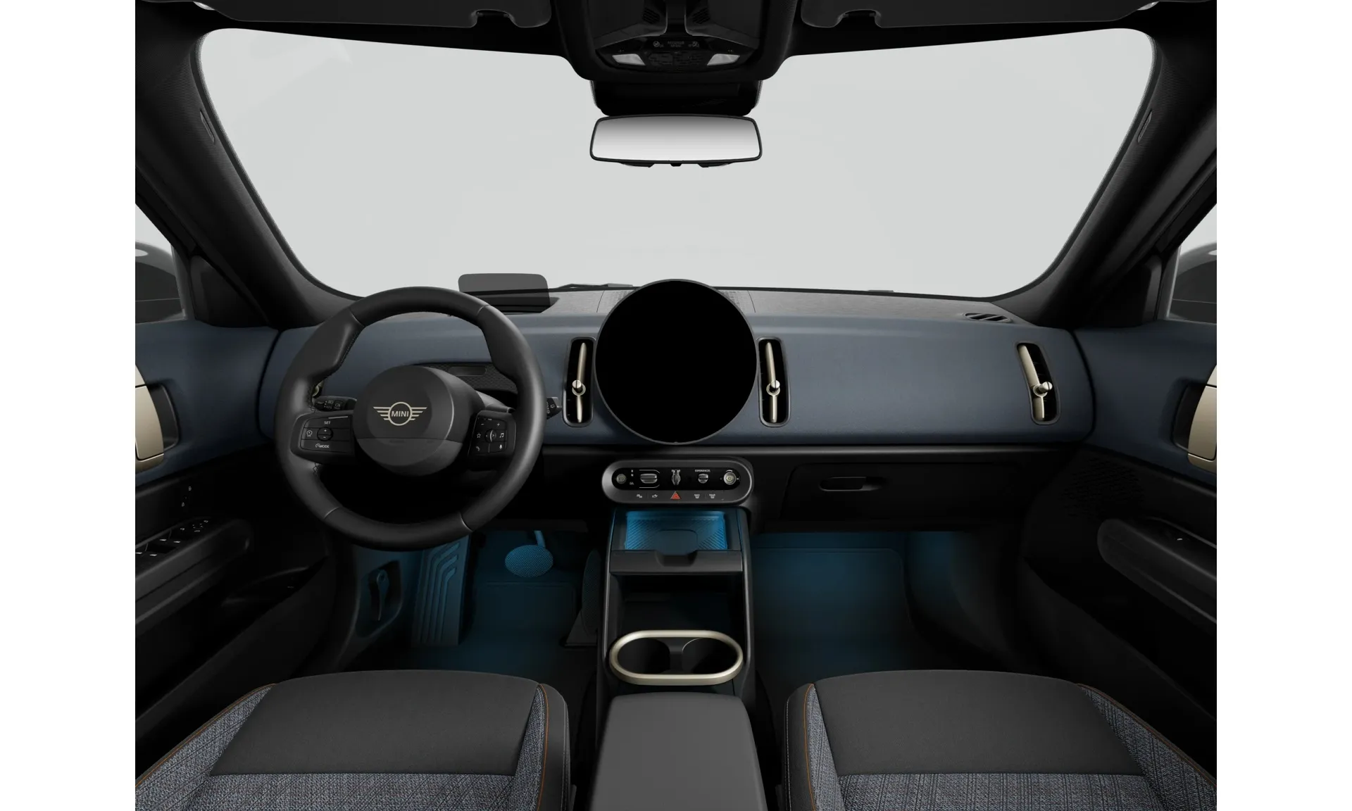 Countryman (U25), Blackyard, interiér Látka Double Black/multitone, dashboard