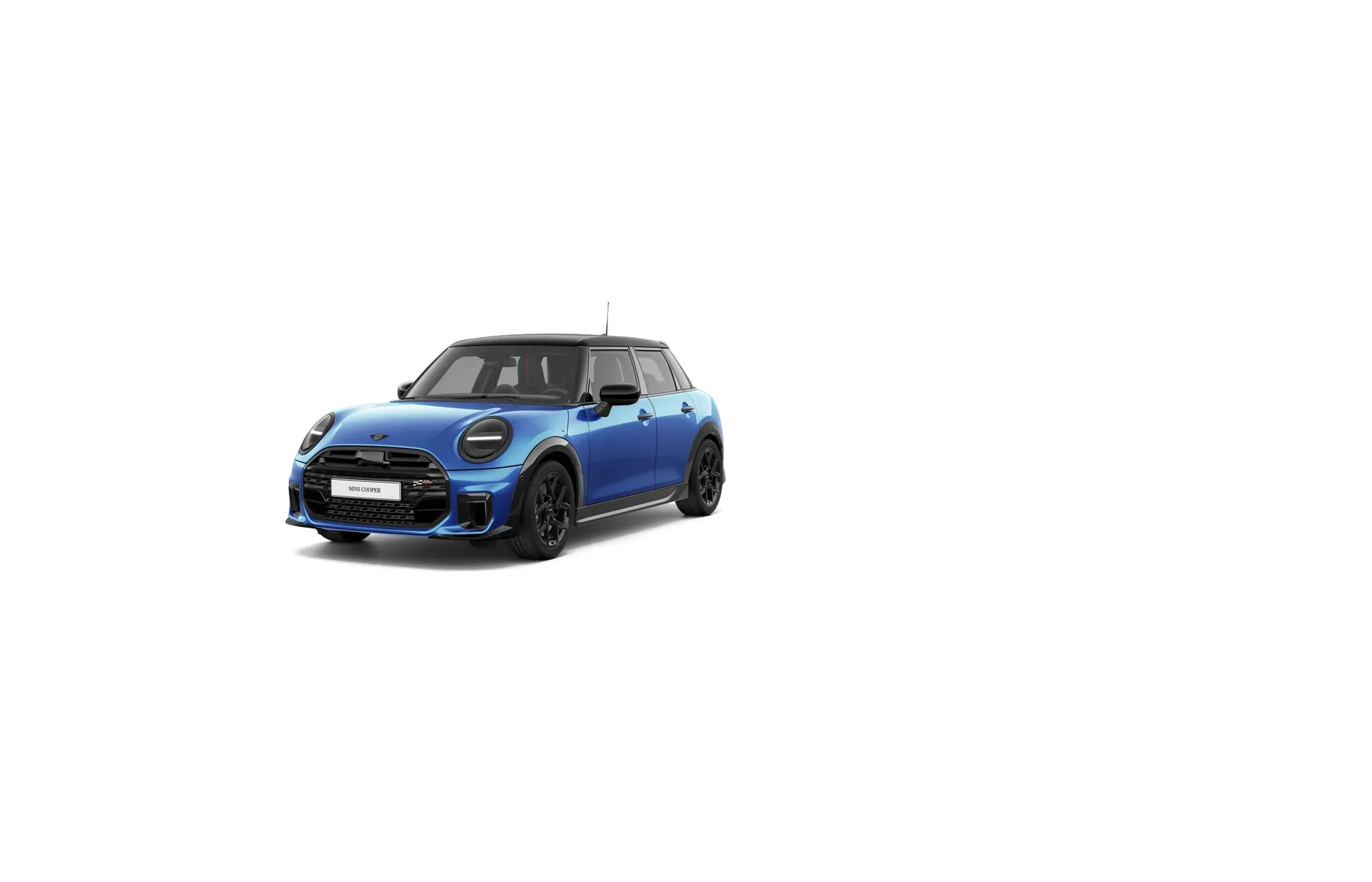 Cooper 5dveřové (F65), Paket John Cooper Works, Metalický lak Blazing Blue, front