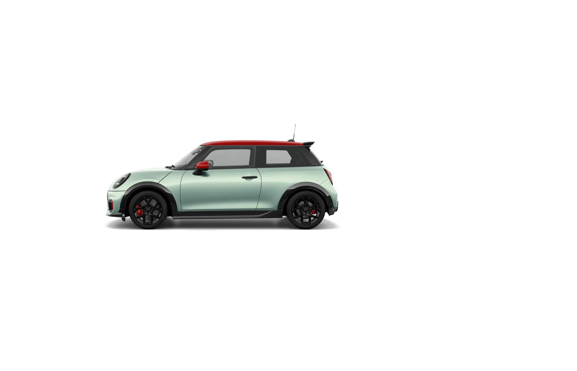 Cooper (F66), John Cooper Works, Metalický lak Ocean Wave Green, side