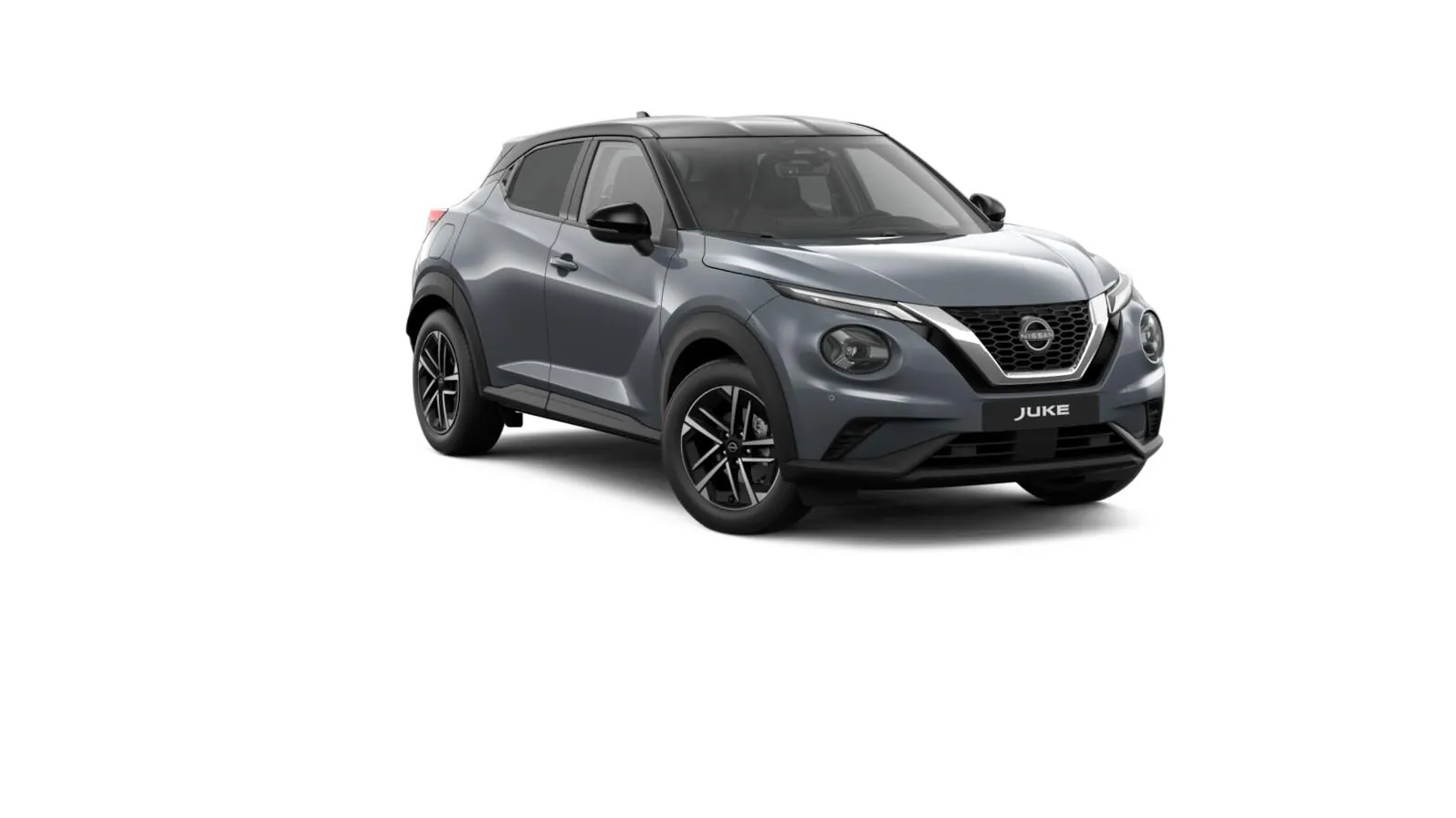 Juke, N-CONNECTA, Perleťově šedá + černá střecha, front