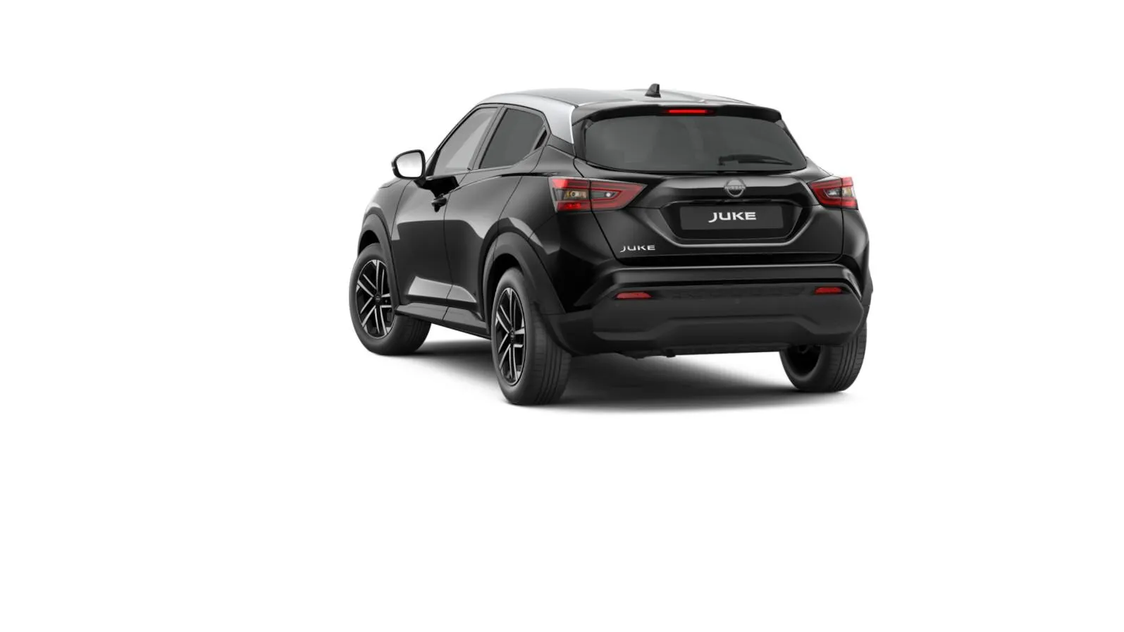Juke, N-CONNECTA, Černá + stříbrná střecha, rear